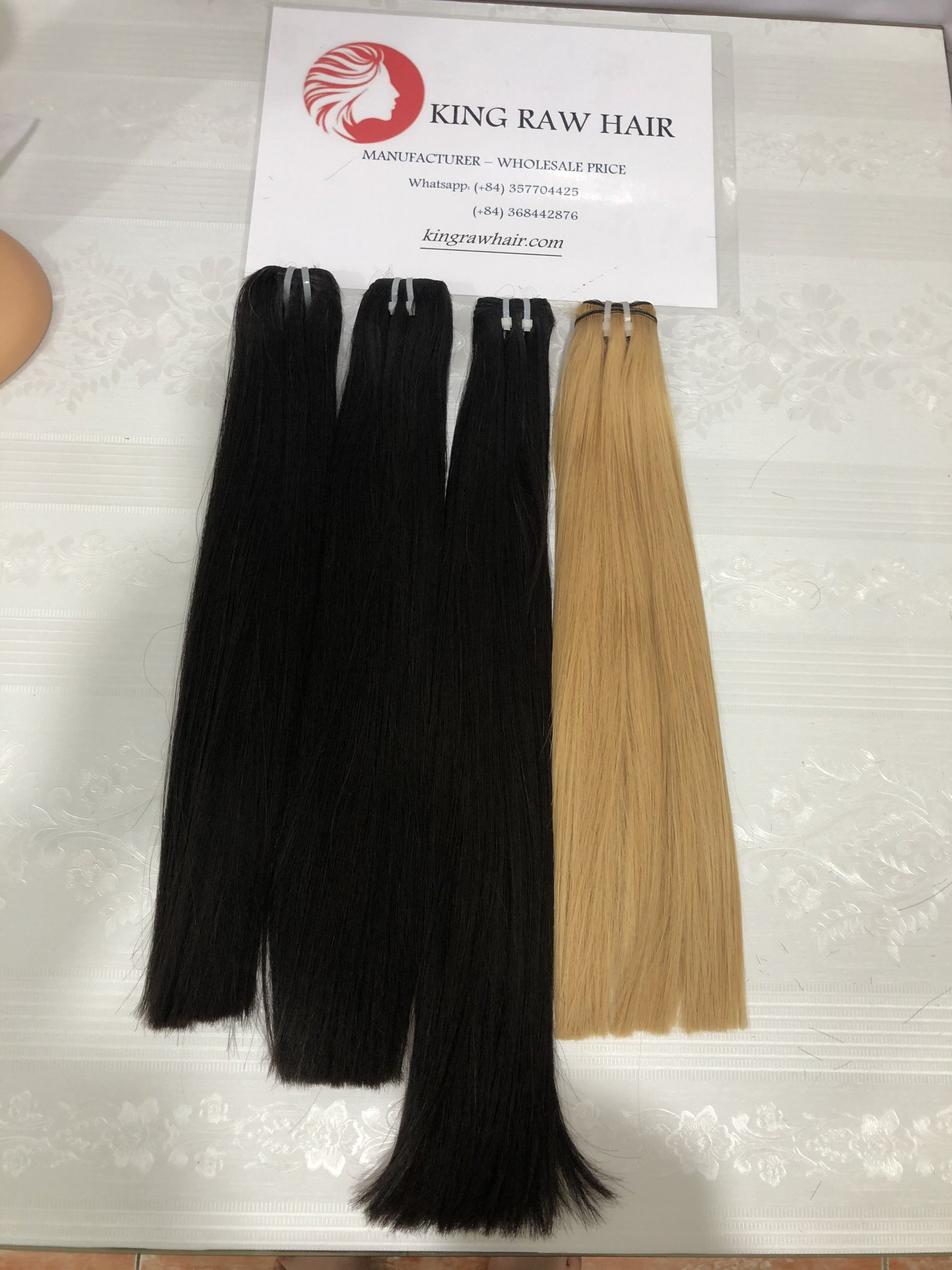 BEST PRICE WITH HIGH QUALITY SUPER DOUBLE DRAWN STRAIGHT HUMAN HAIR EXTENSIONS MADE IN VIETNAM