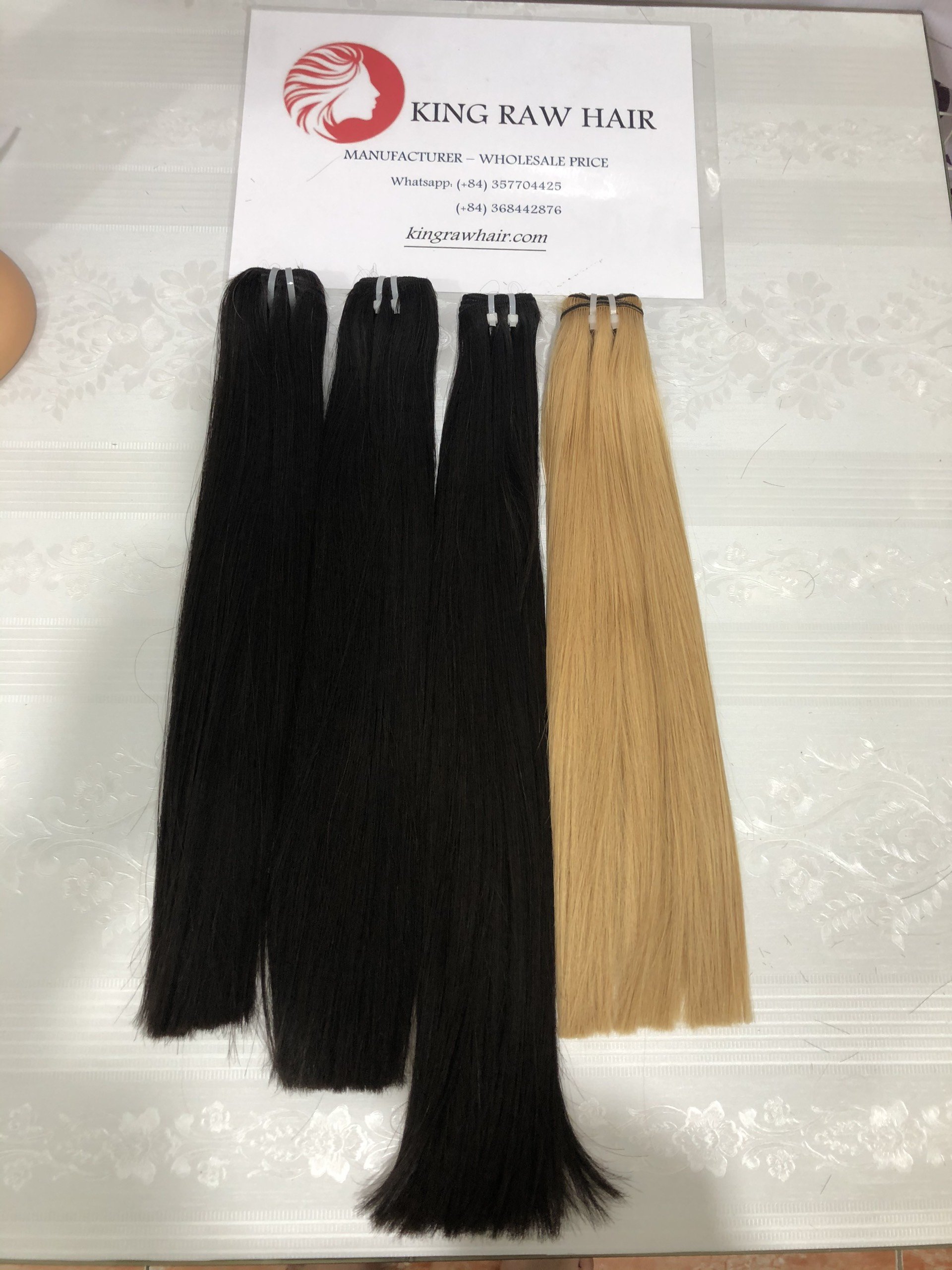 BEST PRICE WITH HIGH QUALITY SUPER DOUBLE DRAWN STRAIGHT HUMAN HAIR EXTENSIONS MADE IN VIETNAM