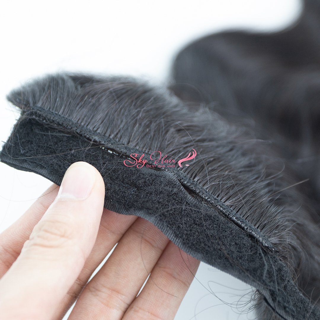 Cambodian Wavy Real Human Hair Ponytails Extensions Wholesale Clip In Human Hair Wrap Around Drawstring Ponytail Human Hair