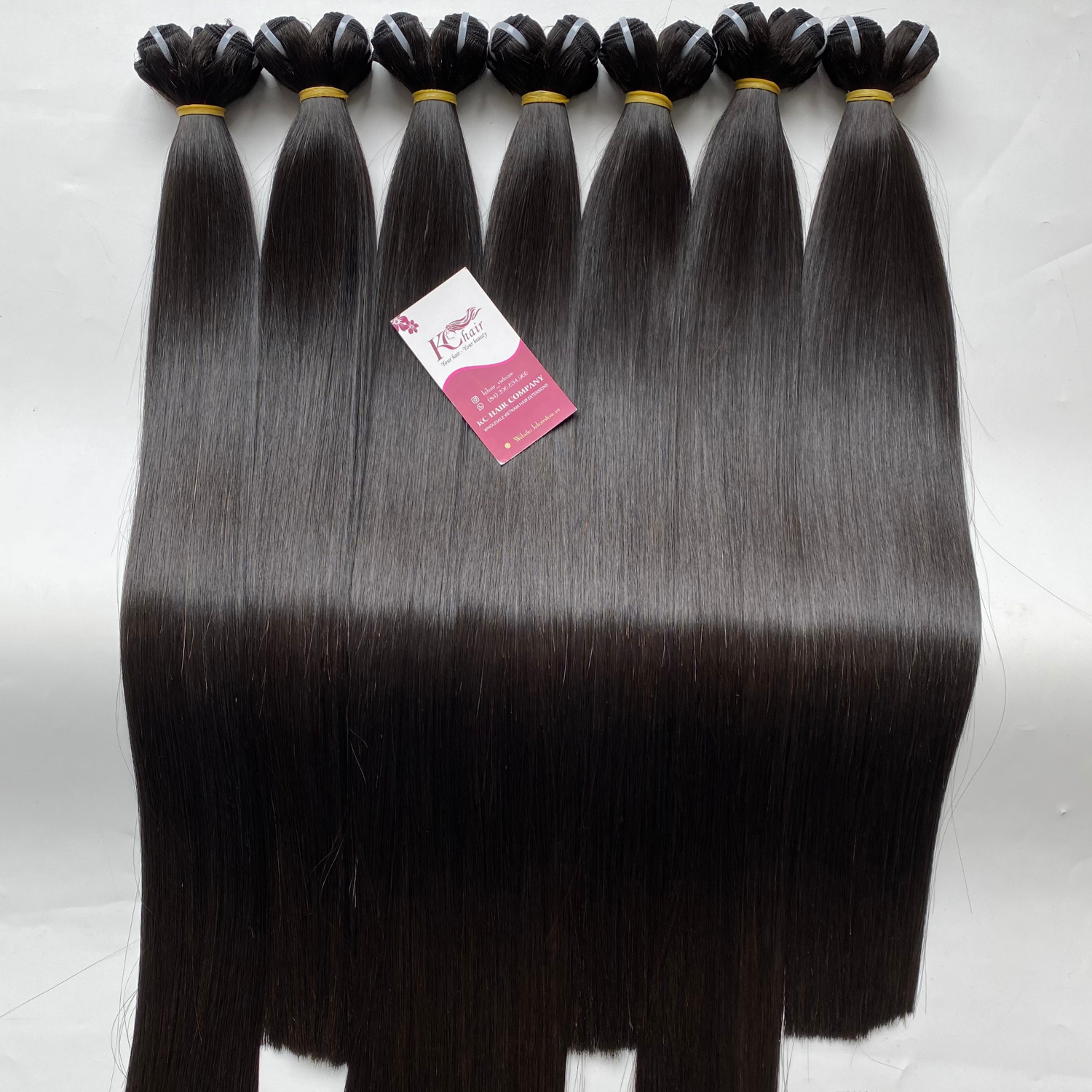 Top Wholesale Weft 100% Raw Bone Straight Vietnamese Hair Bundles Human Hair Extensions Wholesale Price