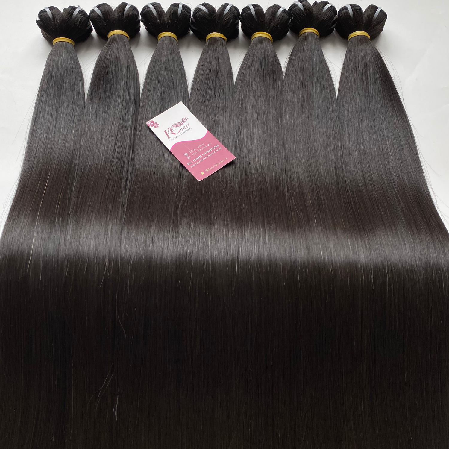 Top Wholesale Weft 100% Raw Bone Straight Vietnamese Hair Bundles Human Hair Extensions Wholesale Price