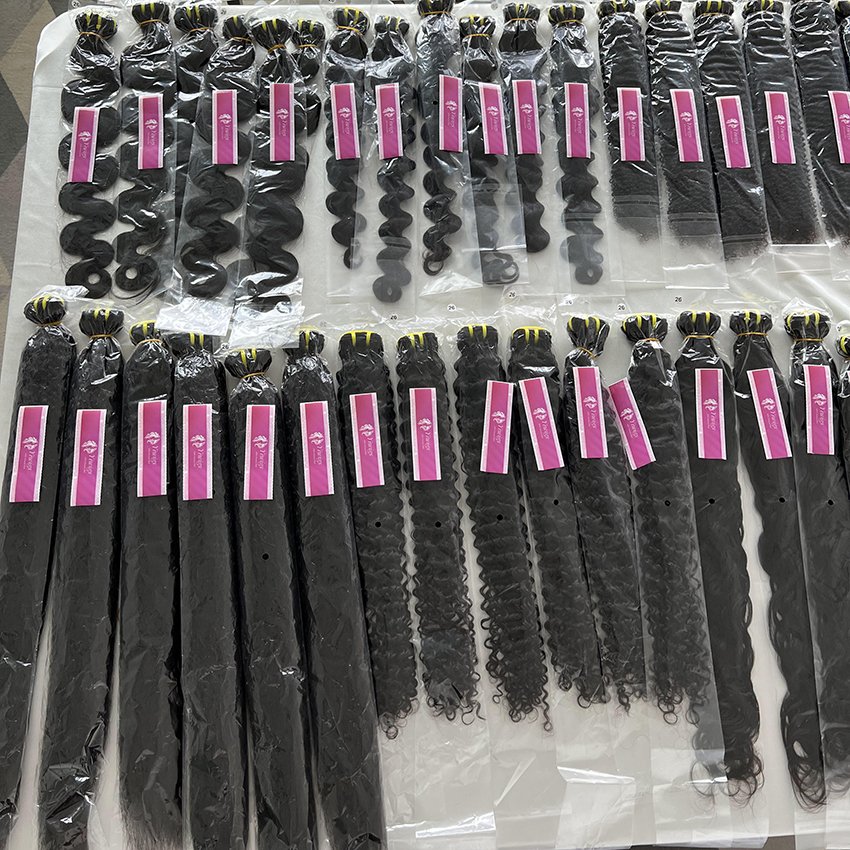Wholesale Brazilian Water Wave Human Hair Extension Bundles Vendor 12A Raw Virgin Cuticle Aligned Body Wave Human Hair Bundles