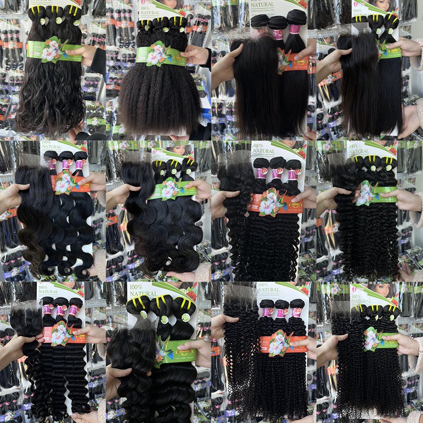 Wholesale Brazilian Water Wave Human Hair Extension Bundles Vendor 12A Raw Virgin Cuticle Aligned Body Wave Human Hair Bundles