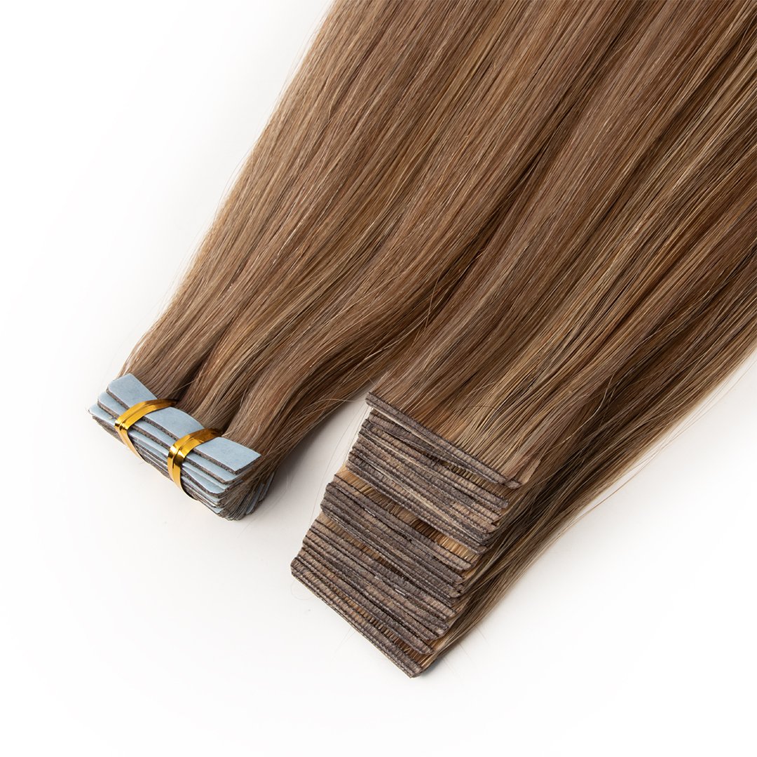 Burmese Raw Donor Straight Hair Bundle+ Invisible Genius Weft+Flat Weft+Tape In Remy Virgin Human Hair Extensions Injection