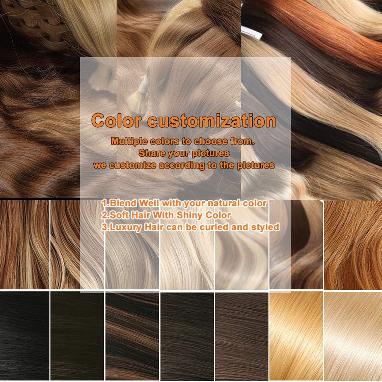 Keratin Tip Extension 100% Remy Cuticle Aligned Human Hair U I K Flat Tip human hair Extension Wholesale