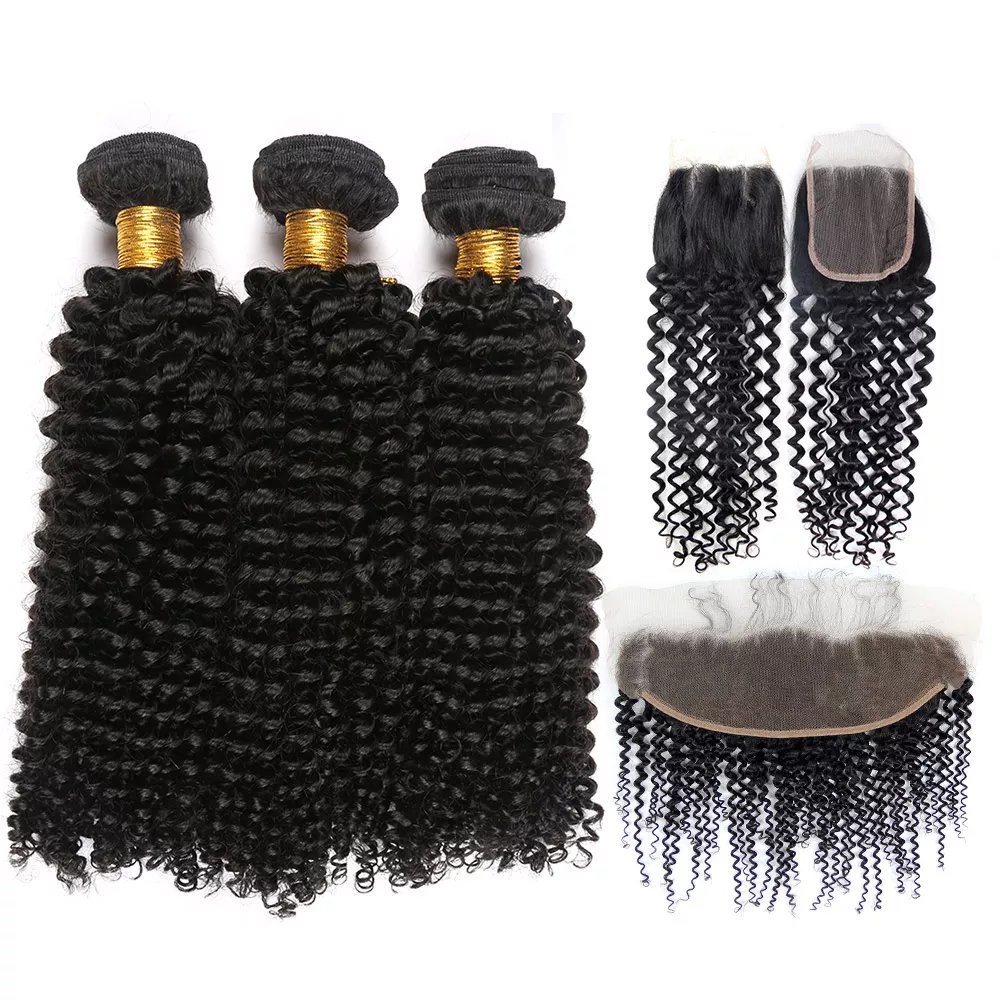 Wholesale cheap bulk extension natural brazilian human hair bundles with closure
