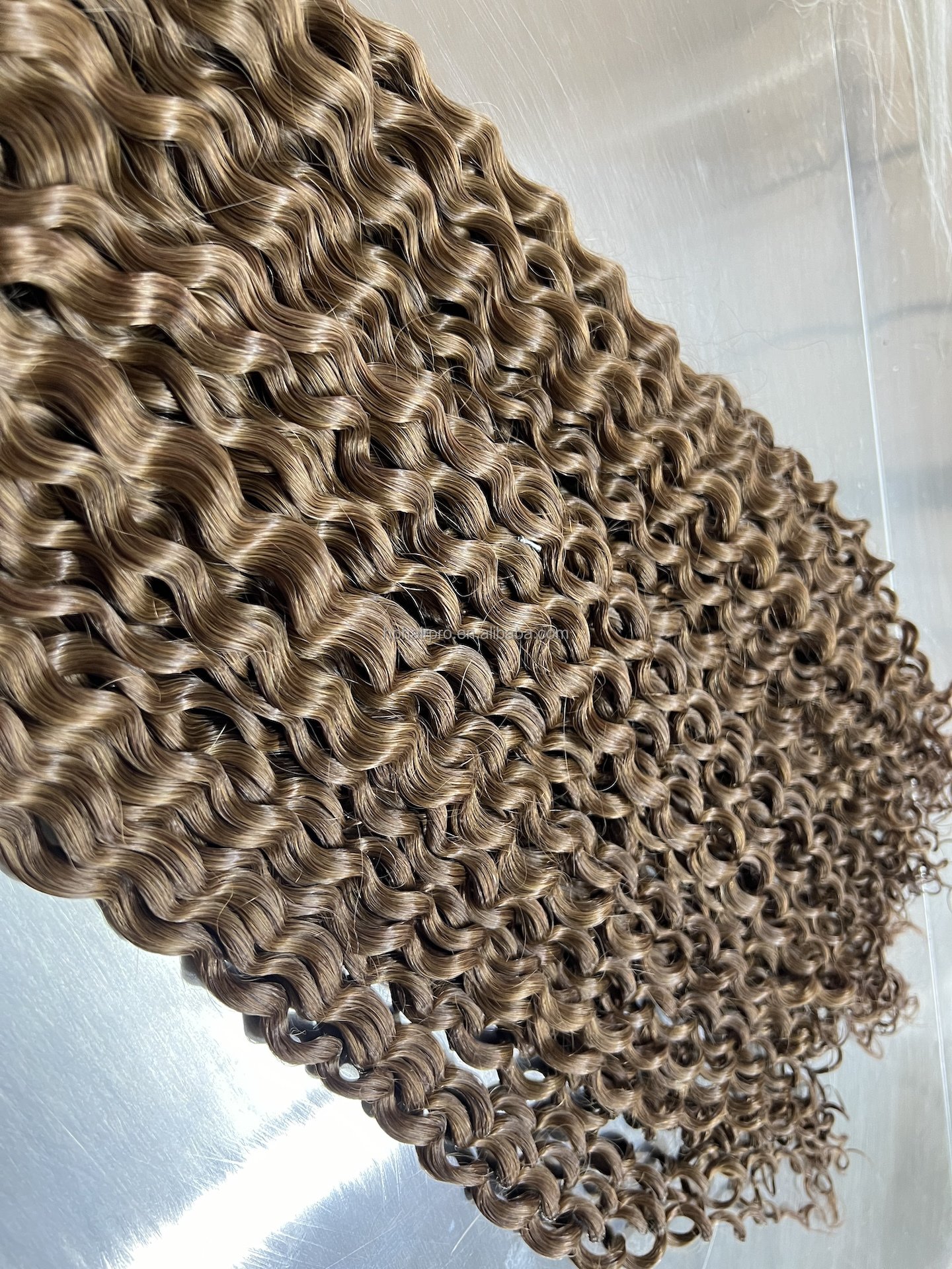 Hair Extension Vendors Virgin Bundles In Bulk High Quality Slavic Human Braiding Hair Bulk No Weft Curly Texture