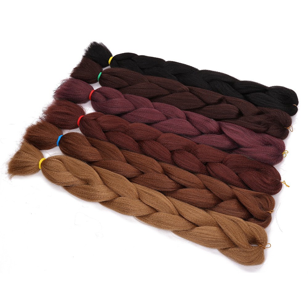 Wholesale Pre Stretched 82 Inch Black Braiding Hair Extensions Natural Braiding Hair Soft Yaki Braiding Hair