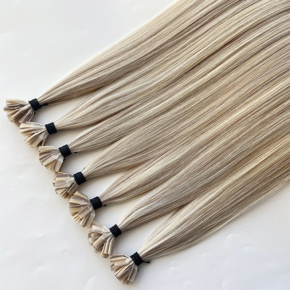 Raw Indian Unprocessed Hair K Tip Hair Extensions Keratin Tip Human Hair Extensions