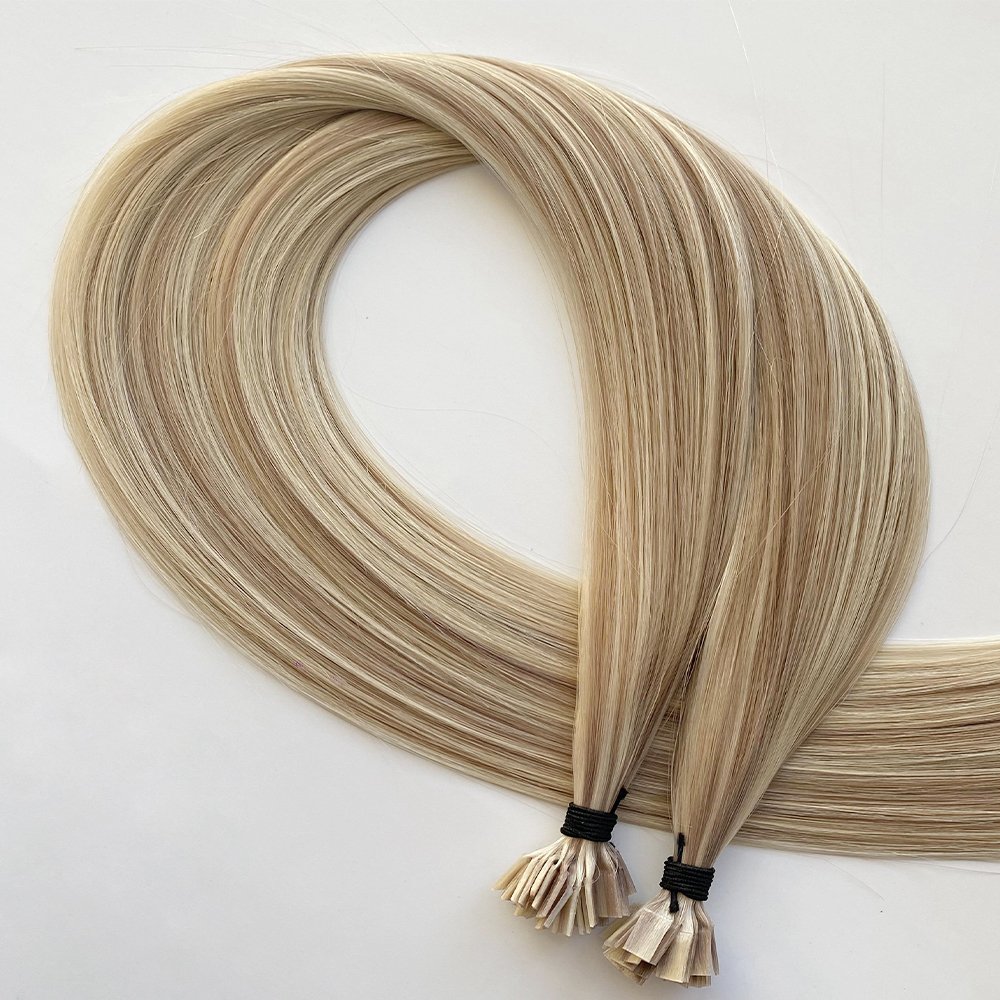 Raw Indian Unprocessed Hair K Tip Hair Extensions Keratin Tip Human Hair Extensions