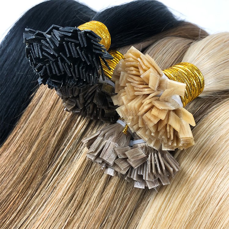 Cabelo Humano Natural Hair Extensions De Cabello Double Drawn Cuticle Virgin Body Wave U/I/Flat Tip Keratin Hair Extensions