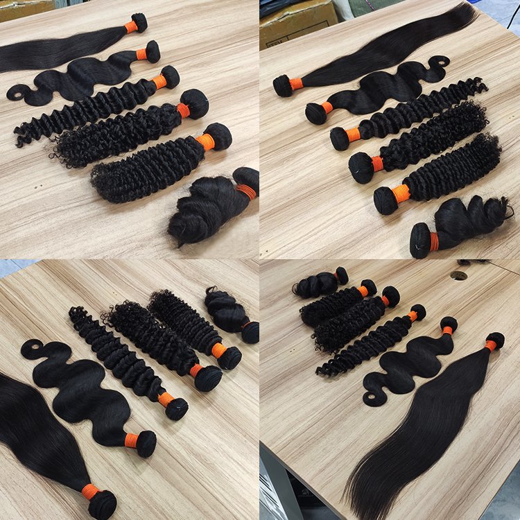 Bone Straight Brazilian Human Hair Extension Raw Hair Bundles Mink Brazilian Hair Product