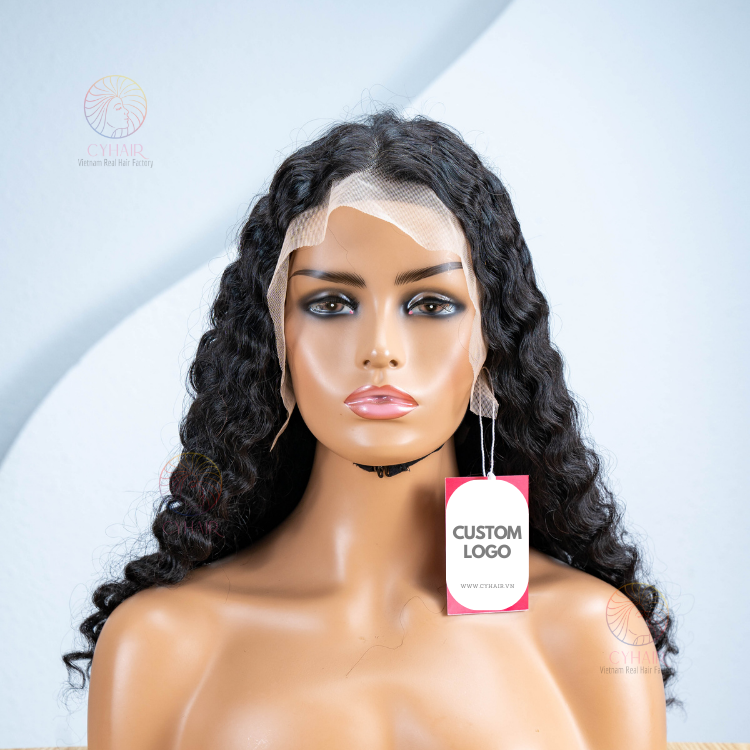 New Product 100% Human Hair Material Vietnamese Hair For Black Woman Natural Black Loose Wave Wig Human Hair Extension