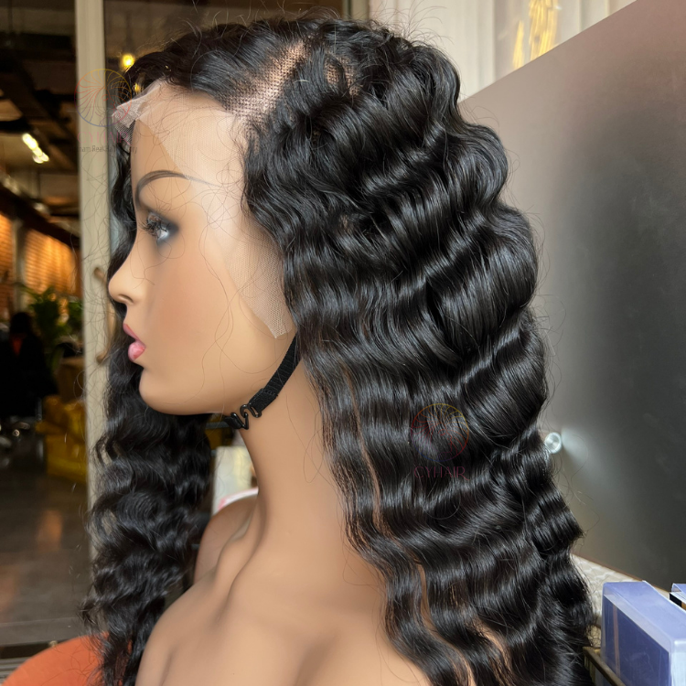 New Product 100% Human Hair Material Vietnamese Hair For Black Woman Natural Black Loose Wave Wig Human Hair Extension