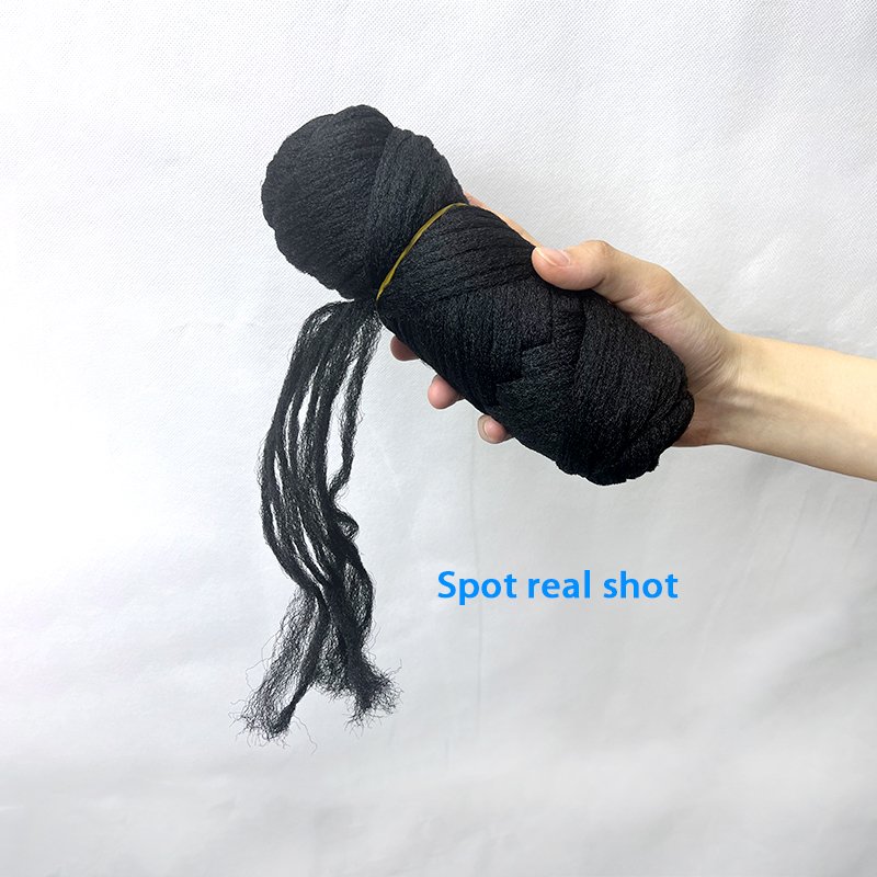 factory 70G Brazil wool hairdirect sales 100% brazilian wool hair human hair tape in extensions Attachment Knitting Braids