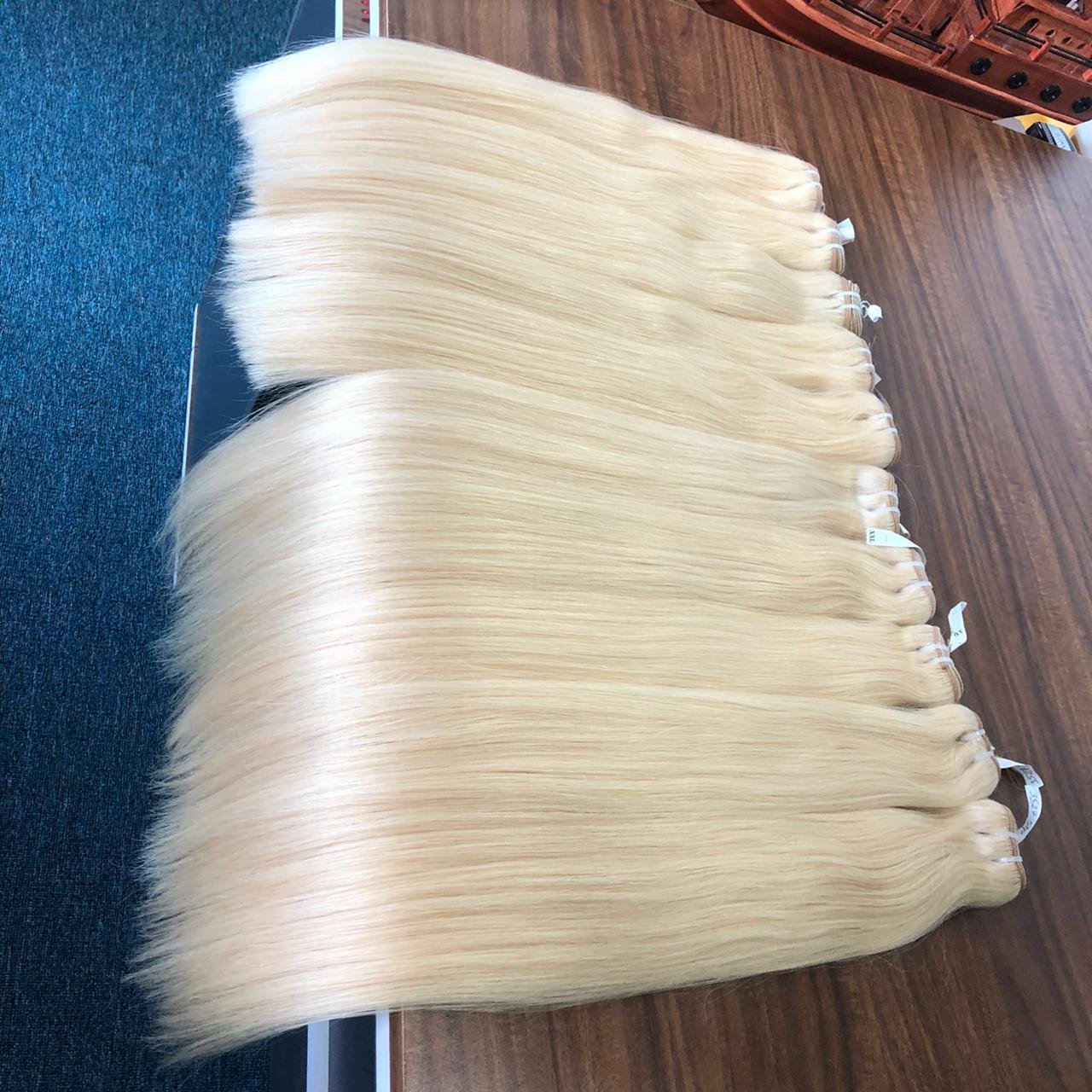 wholesale raw virgin cuticle aligned hair weave bundle Human Hair Extensions straight silky and smooth Vietnamese human hair