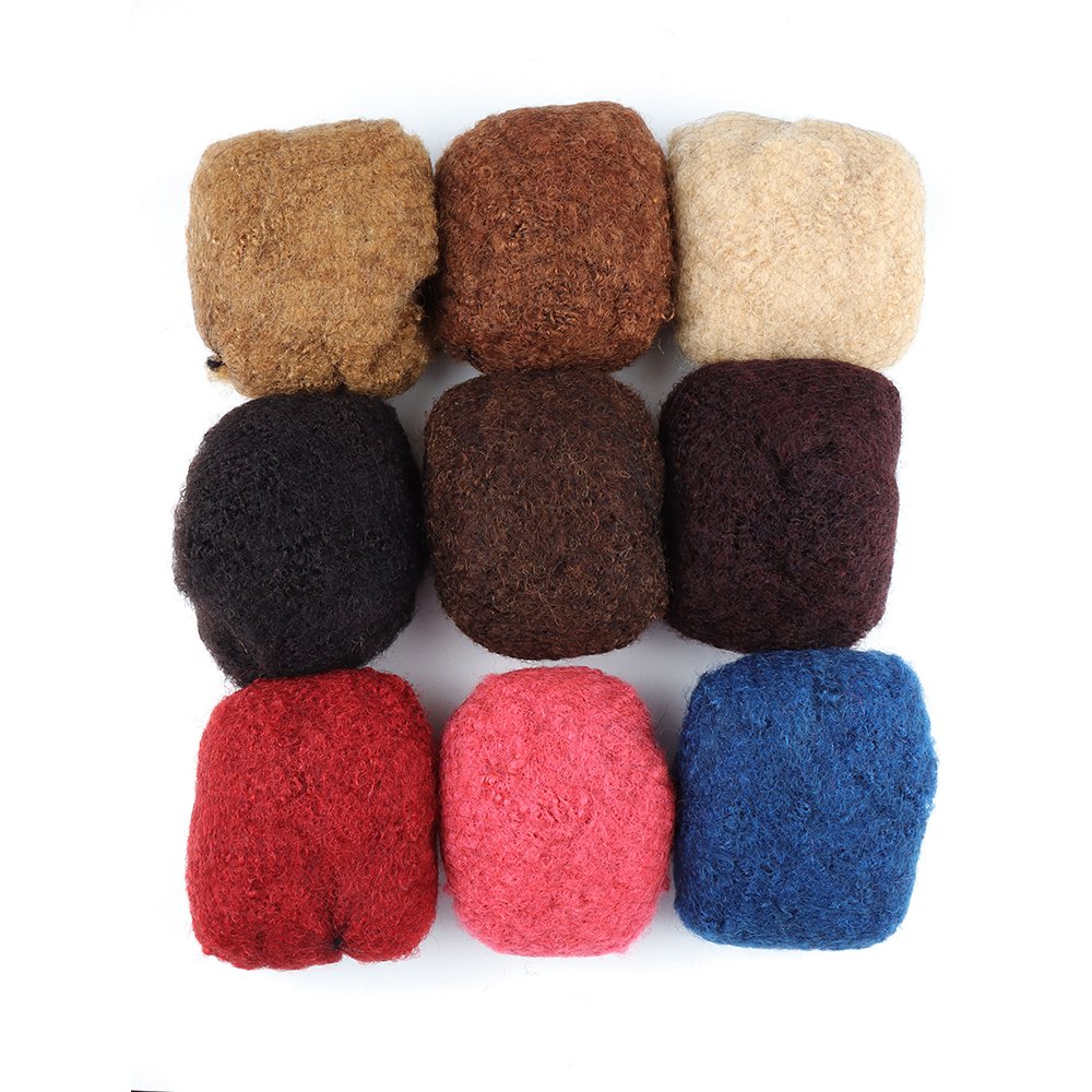 Vastdreads kinky afro human hair bulk afro kinky bulk human hair for locs bulky curly raw indian bulk braiding hair #613 #27 #30