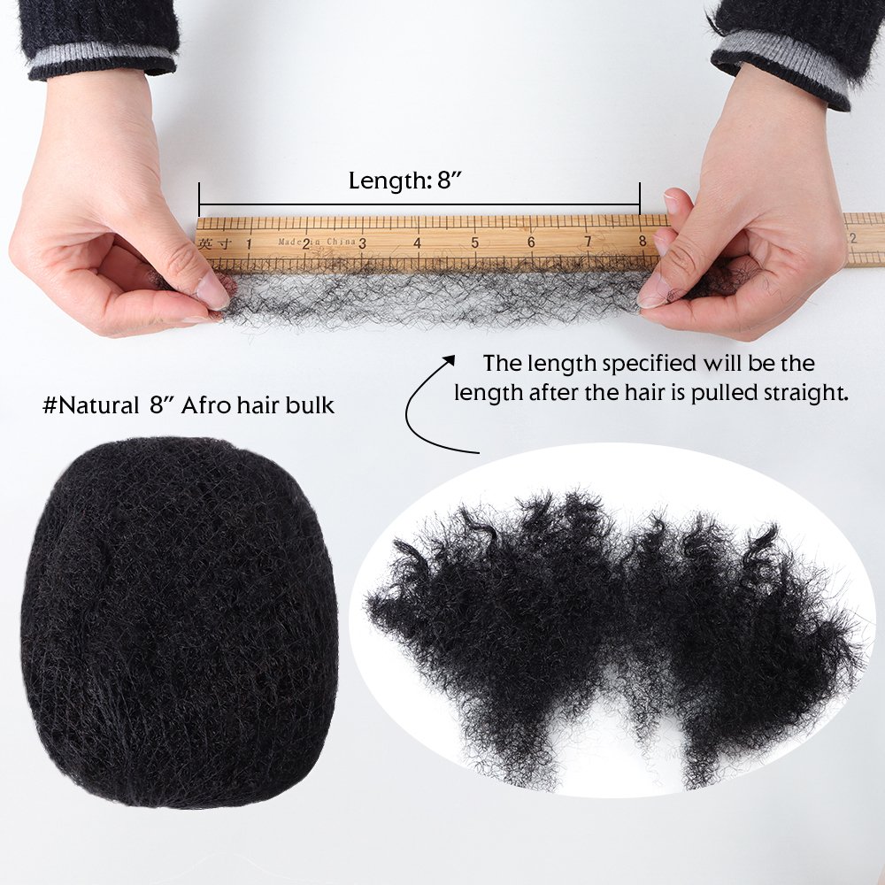 Vastdreads kinky afro human hair bulk afro kinky bulk human hair for locs bulky curly raw indian bulk braiding hair #613 #27 #30