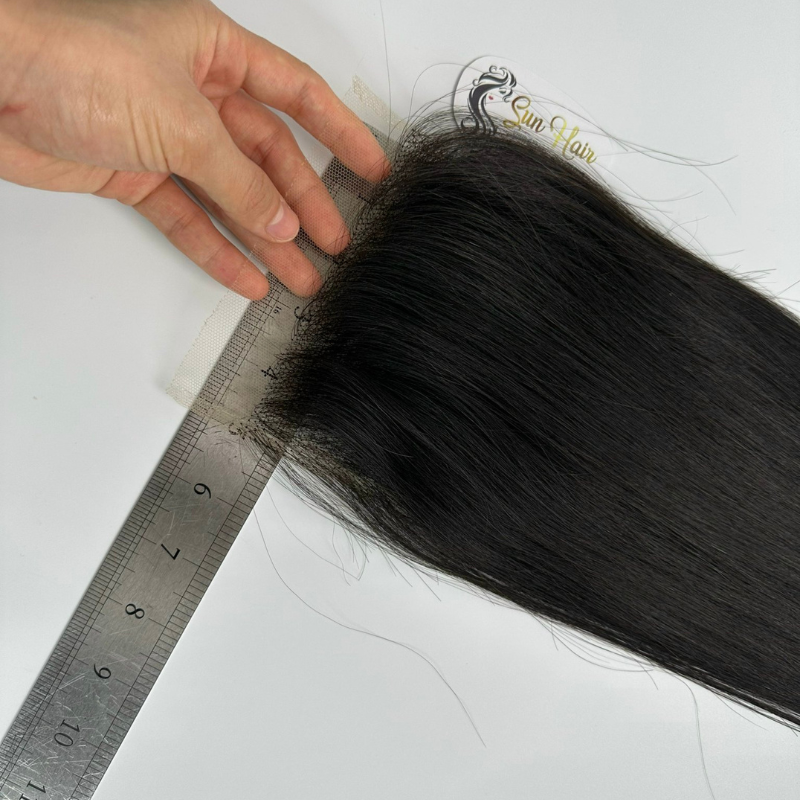 Hot Products In The Americas Region Closure 5x5 HD Lace Natural Straight By Sun Hair 100% Virgin Human Hair Extensions