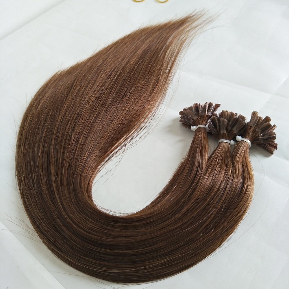 Raw Keratin Extension Hair 100% Remy Natural Hair Extension Human Double Drawn Vietnam U Tip Hair Extensions Wholesale