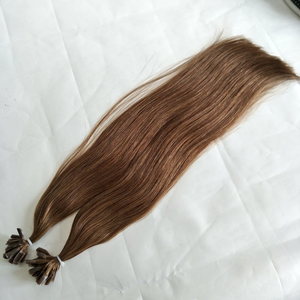 Raw Keratin Extension Hair 100% Remy Natural Hair Extension Human Double Drawn Vietnam U Tip Hair Extensions Wholesale