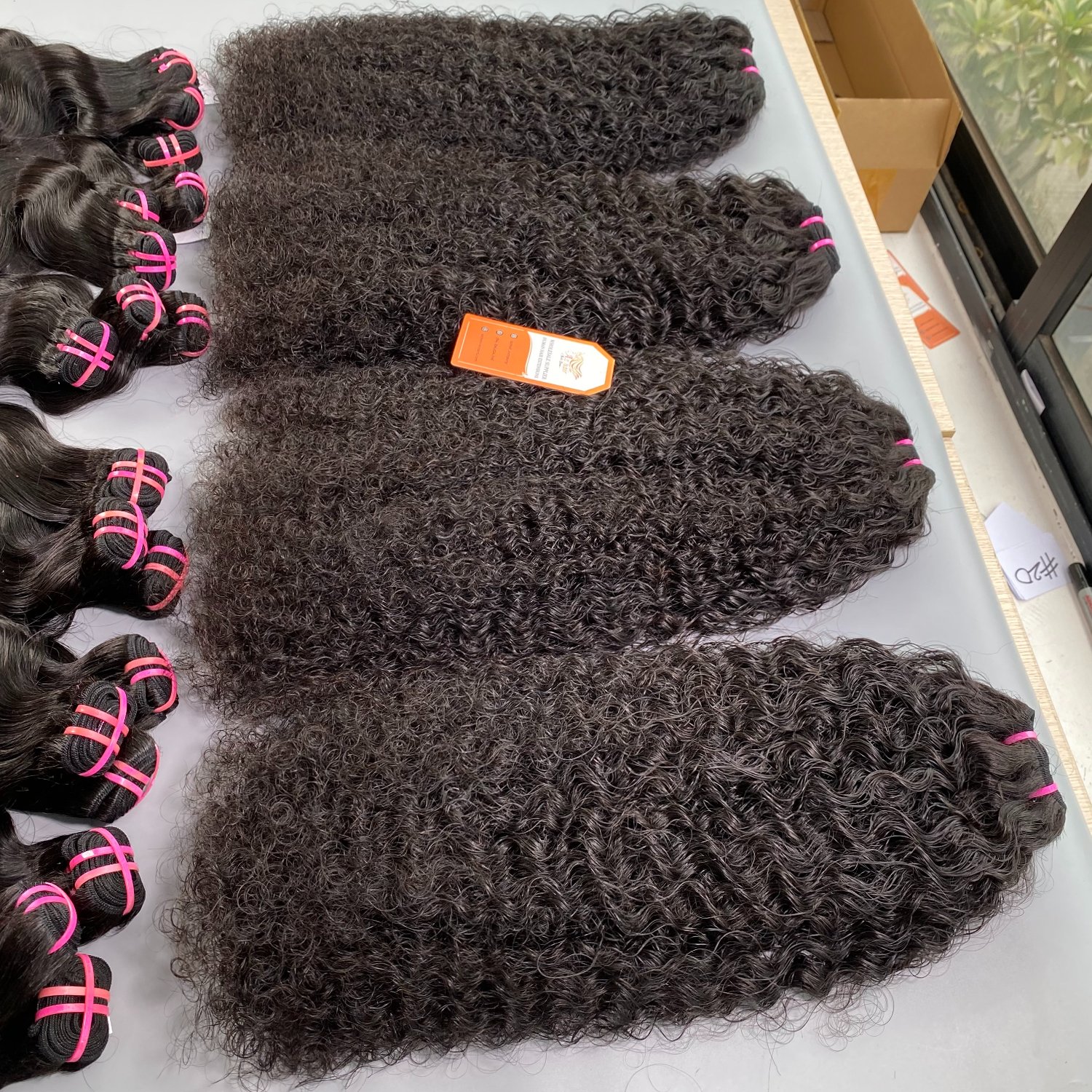 Best Price High Quality Burmese Curly Raw Hair Bundles Weft Hair Extensions Human Hair Double Drawn