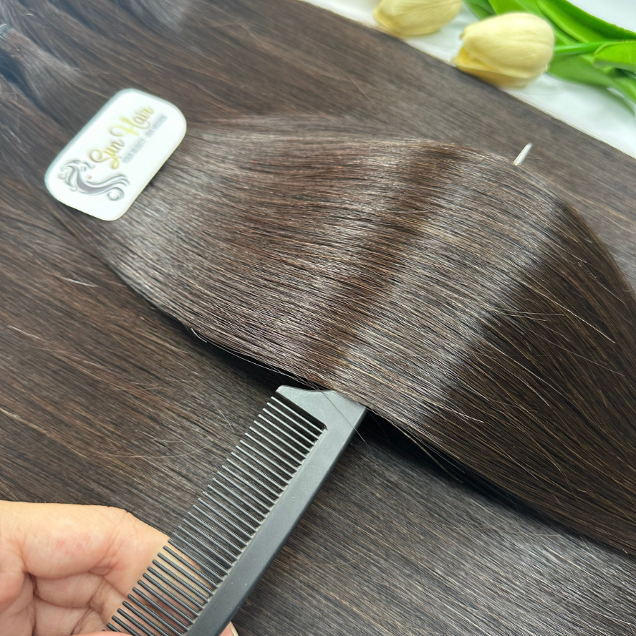 Wholesale Top 1 Trending Natural Black Straight Hair Raw Unprocessed Cutilcle Aligned Weft Hair 100% Human Hair Extensions