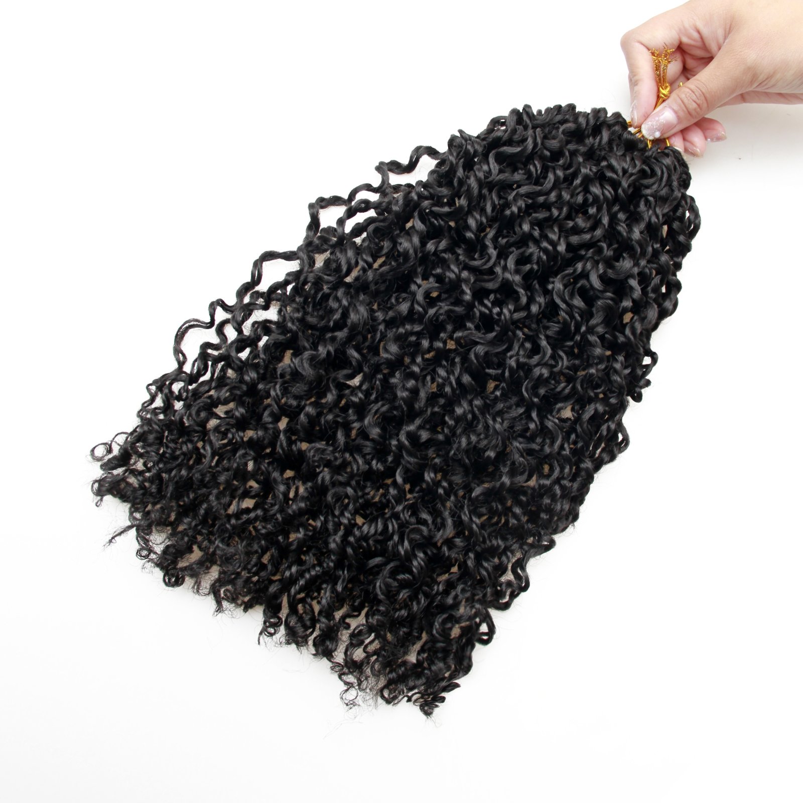 Wholesale Synthetic Pre-looped Yanky Twist Braids Hair Mini Spring Passion Water Senegalese Twist Crochet Hair With Curly Ends