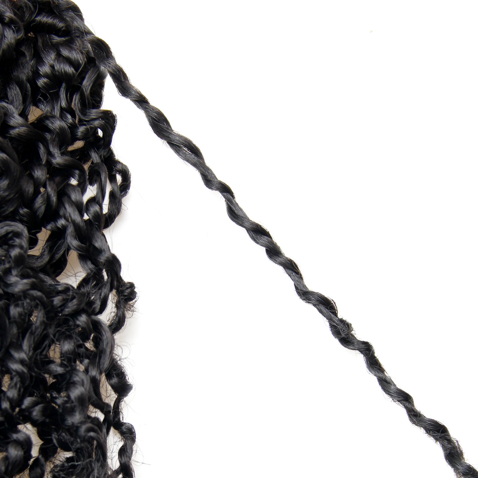 Wholesale Synthetic Pre-looped Yanky Twist Braids Hair Mini Spring Passion Water Senegalese Twist Crochet Hair With Curly Ends