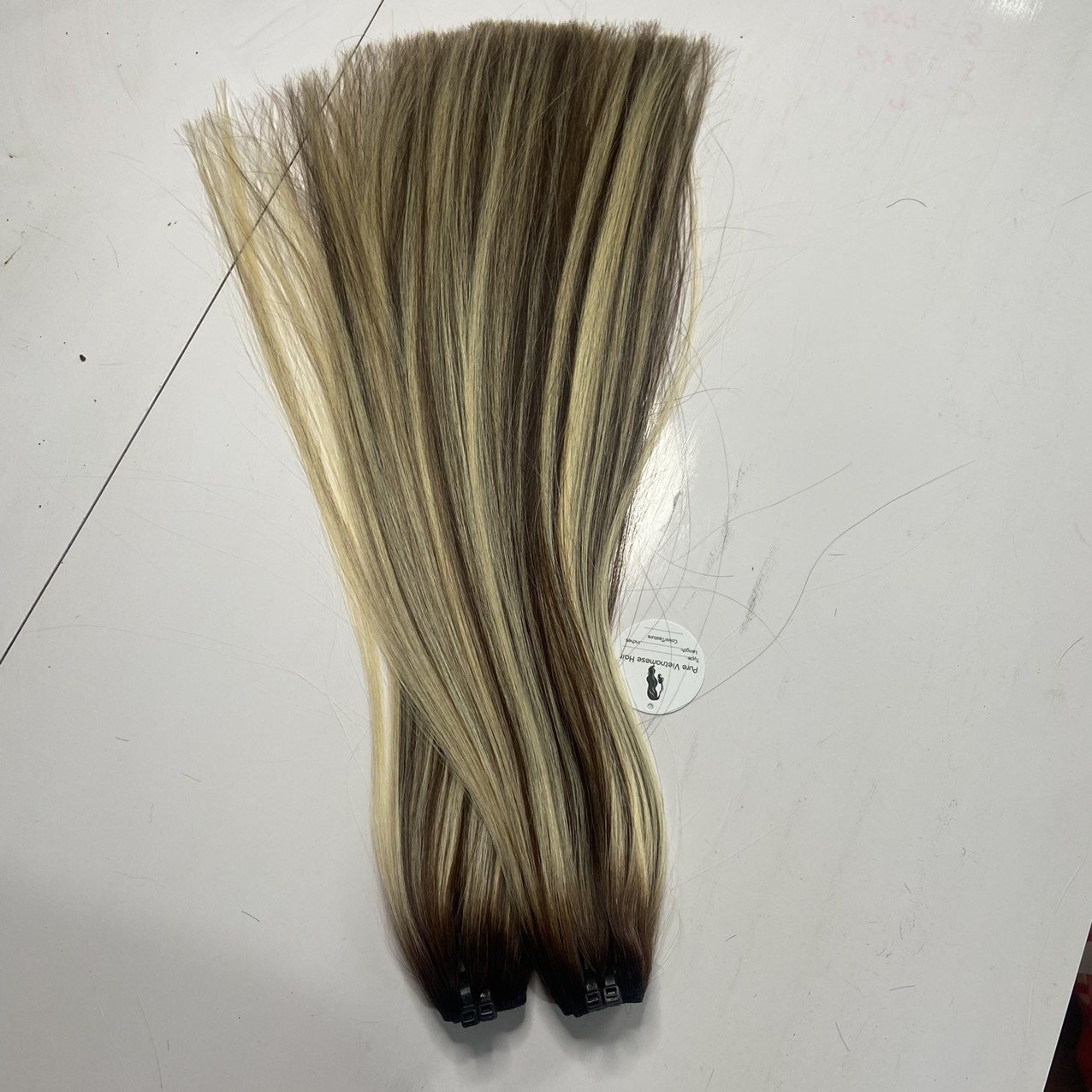 WHOLESALES 100% Vietnamese human hair extensions, Bone straight PIANO color #2 & Blonde #60, FACTORY PRICE