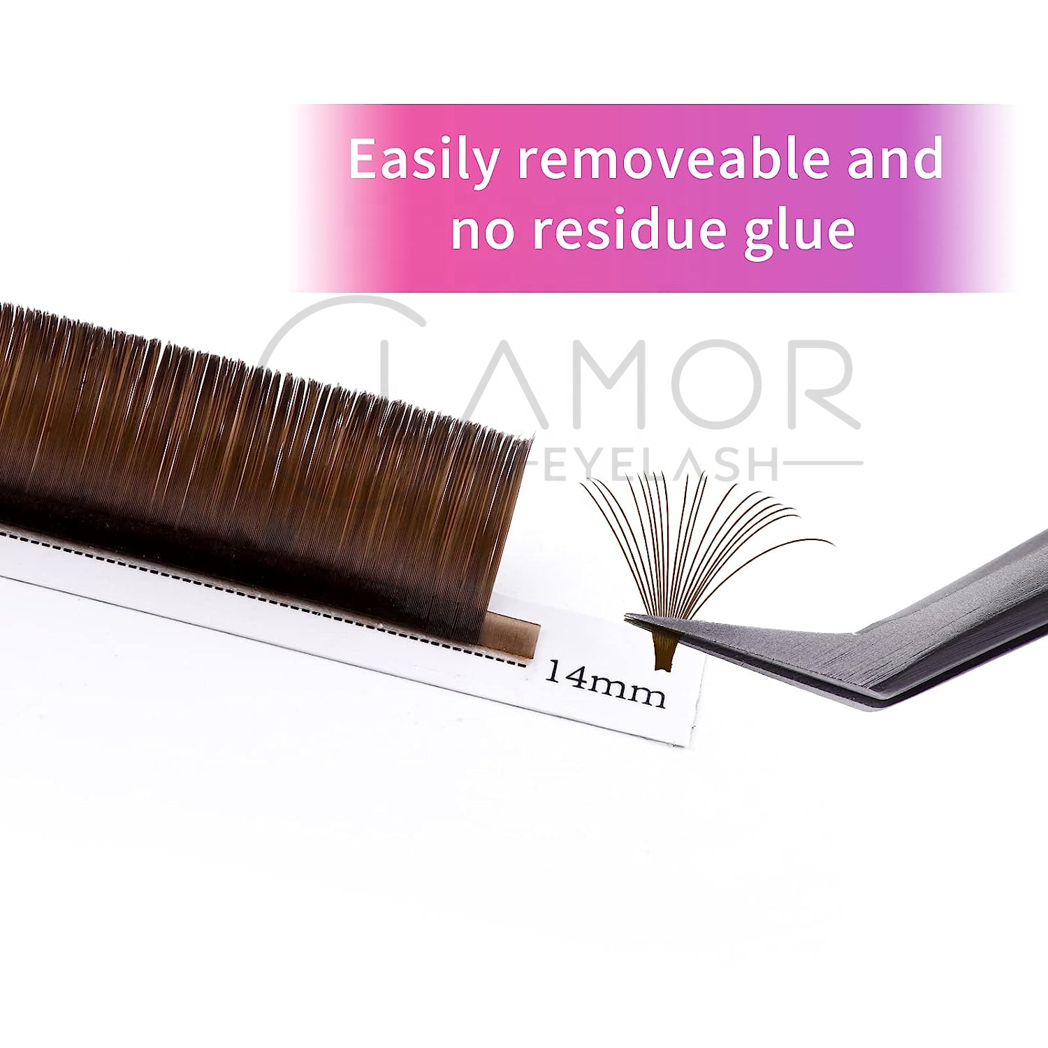 Wholesale Volume velvet super mink color Lash ExtensionPrivate Label Faux Mink Lashes Eyelashes Individual Eyelash Extensions