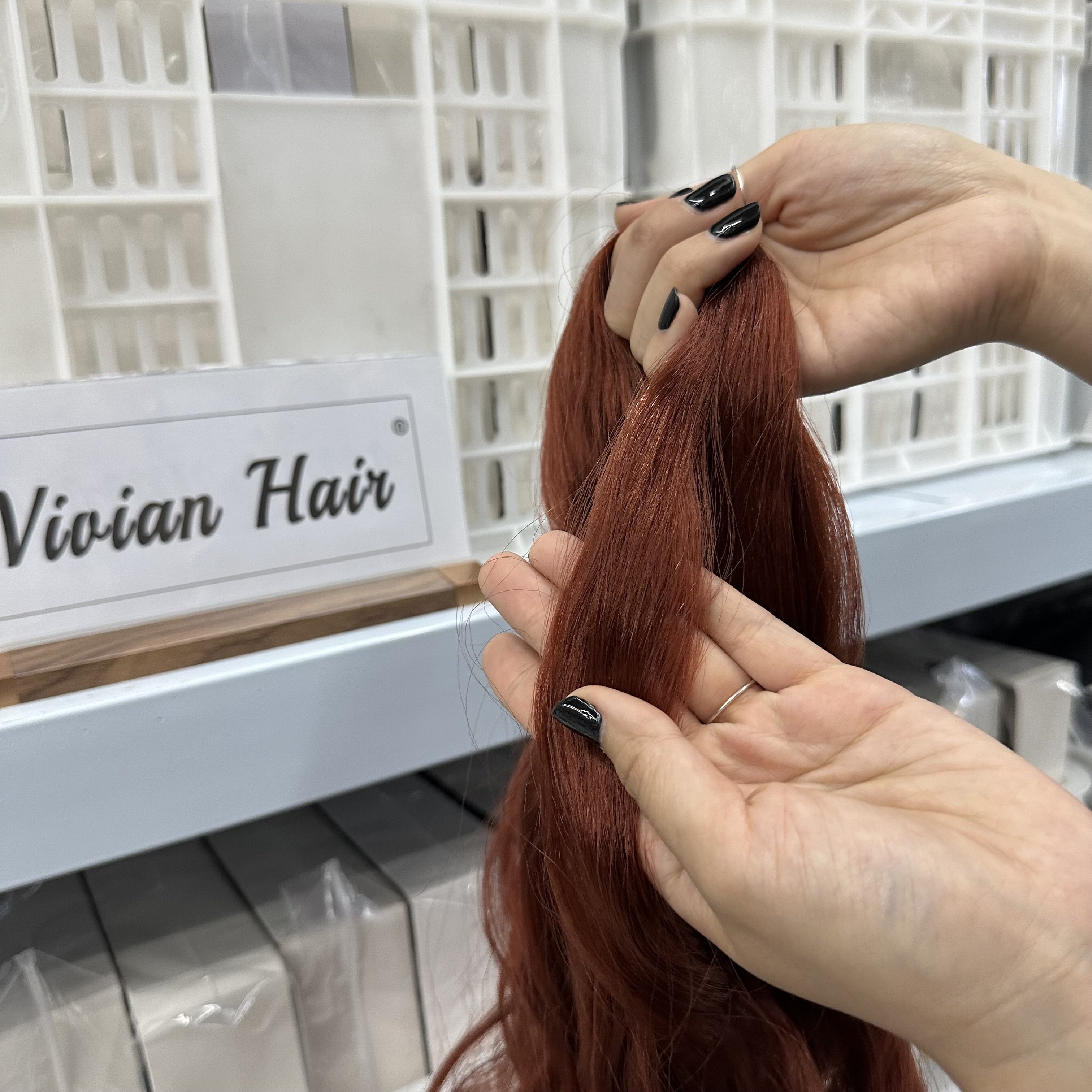 Vivian hair tangle free loose wave french curl extensions silky loose wavy meches spiral french curls braiding hair extensions