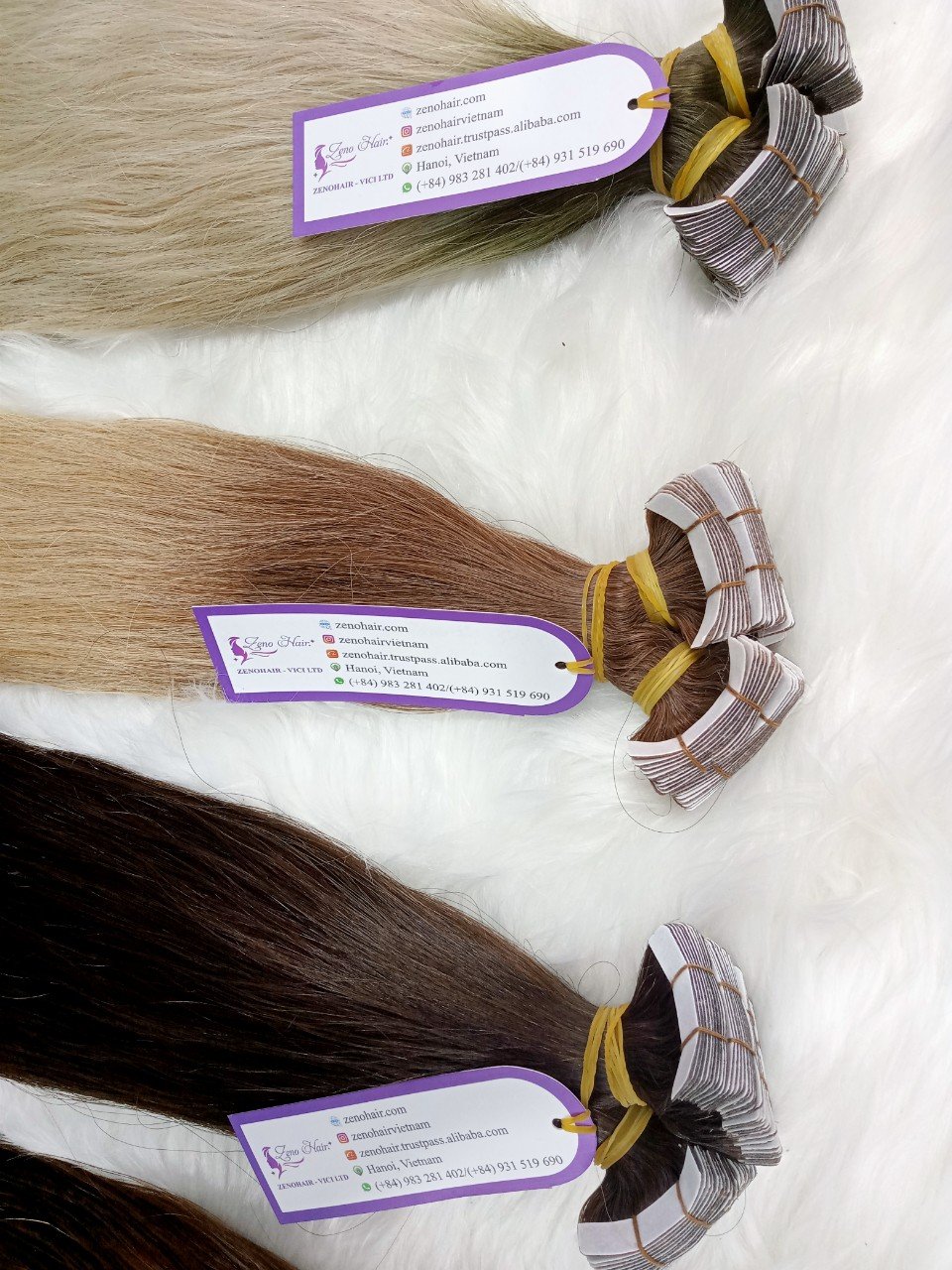 Tape In Hair Extensions 100% Human Hair Straight Vietnamese Virgin Hair Extensions Made In Vietnam