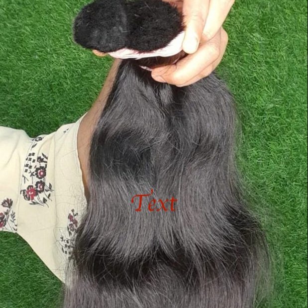 Oriental Hairs Raw Virgin Unprocessed Indian Temple Natural Color Wavy Bulk Hair Bundles , Human Hair Extensions