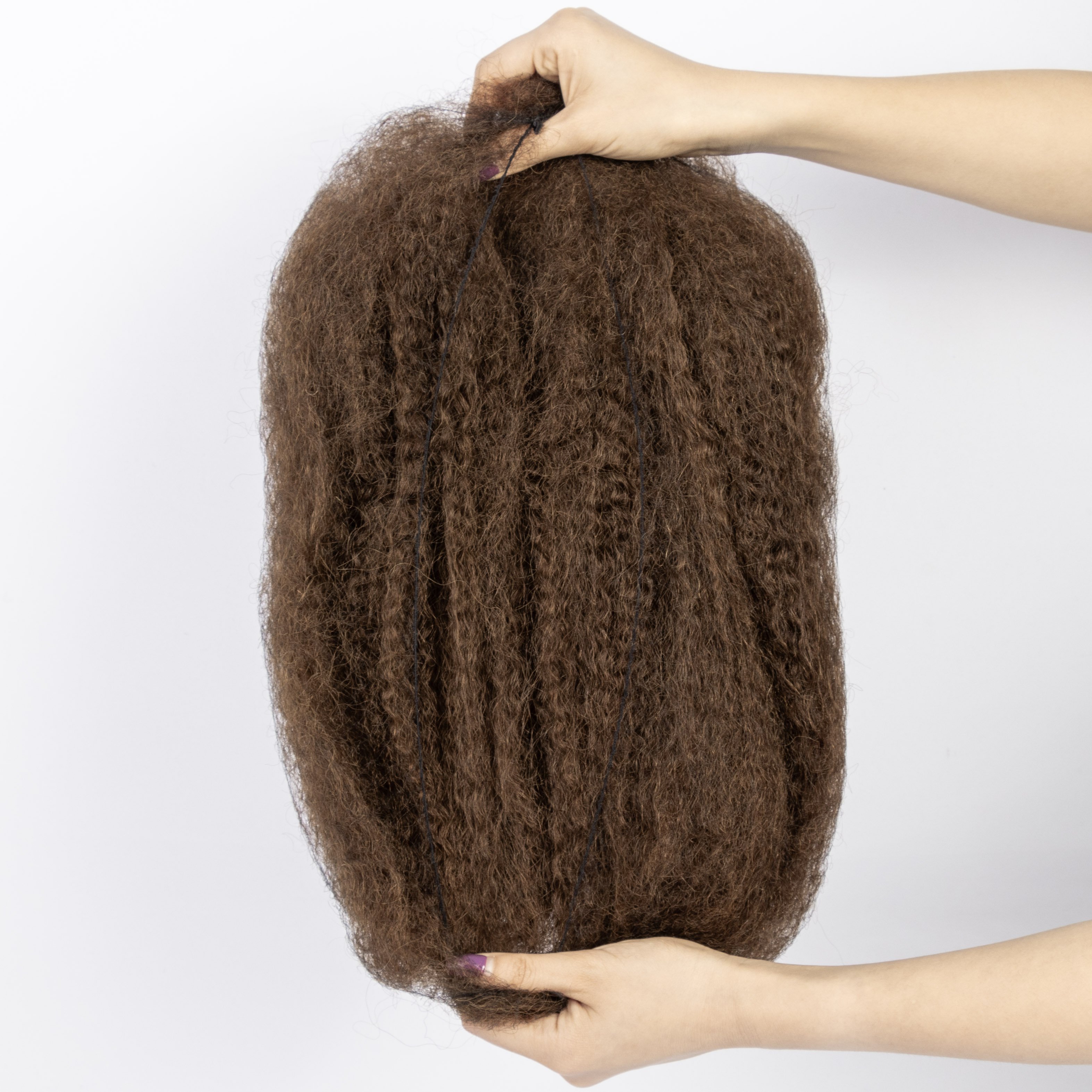 Best Selling Cuticle Aligned Virgin Hair Color4 Afro Kinky Bulk 100%Human Hair For Braiding Dreadlock