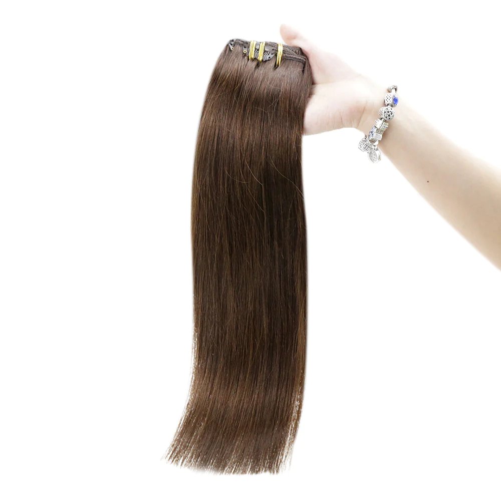 Best Selling Top Quality 100% Human Hair Remy Hair Natural Clip In Hair Extensions