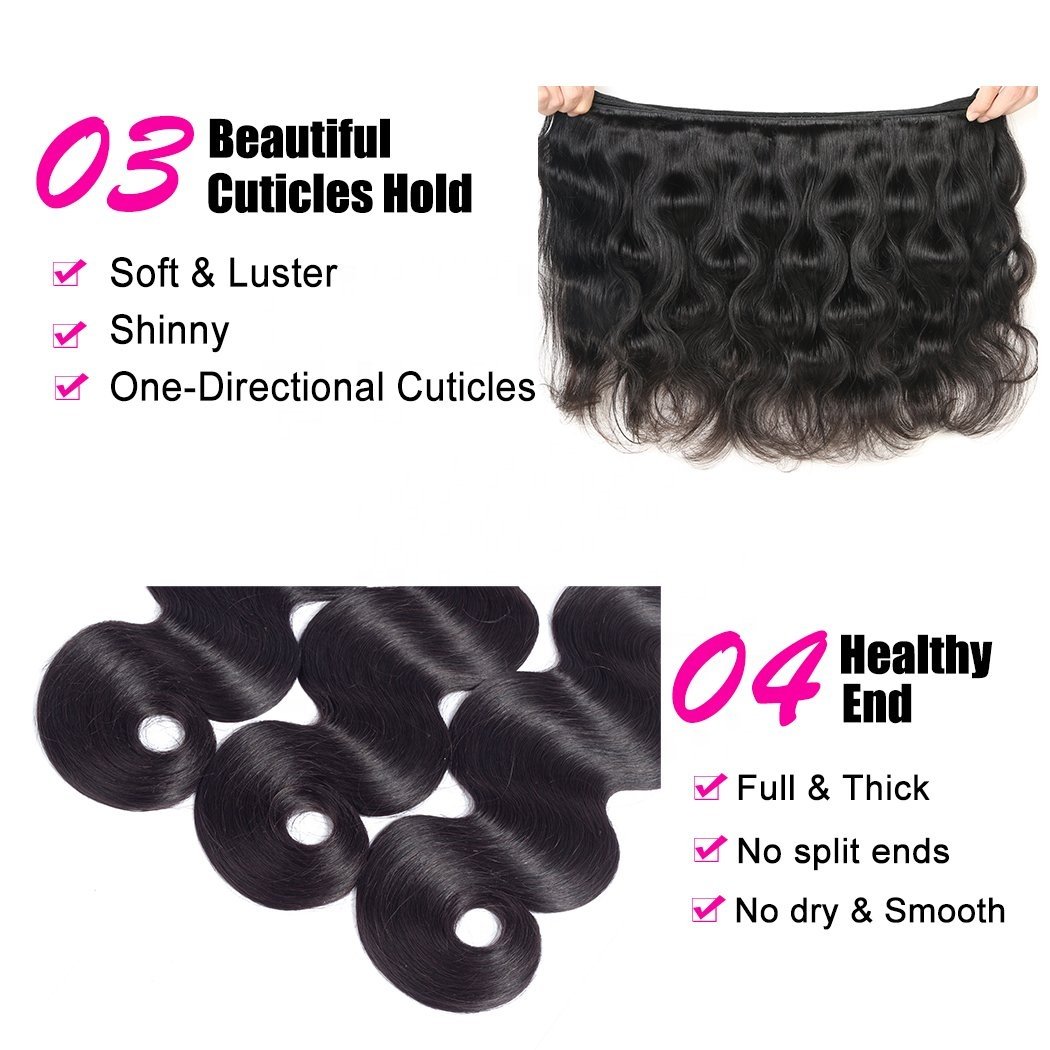Blue Band India Human Hair Extensions Bundle Hair Vendors Natural Weave 28 30 32 Inch Body Wave Peruvian Hair Bundles