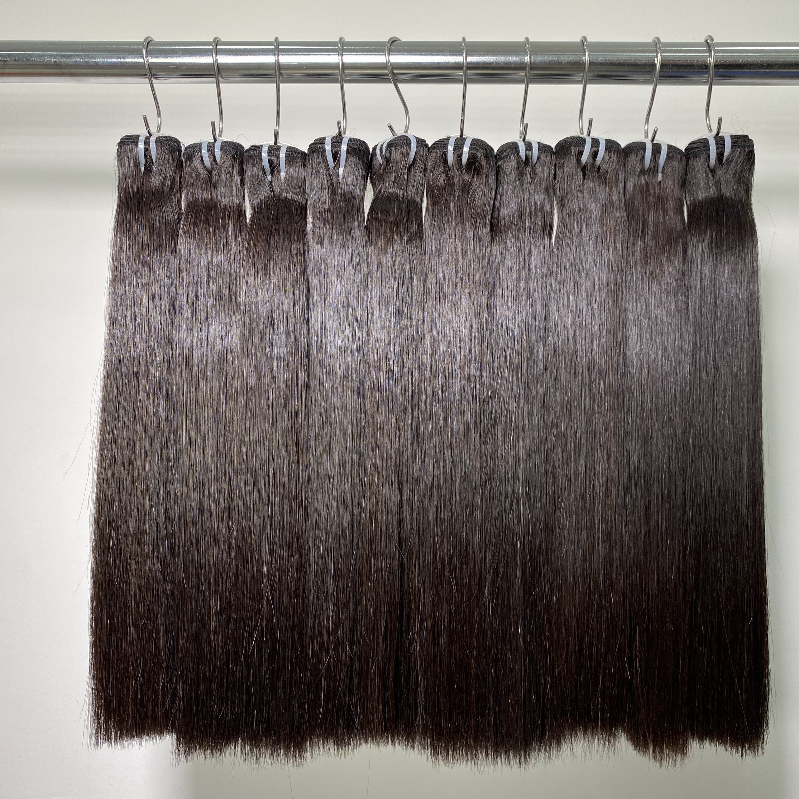 Wholesale Pure Raw Unprocessed Virgin Hair, Bone Straight Hair Bundles Natural Color 100% Vietnamese Hair Extensions