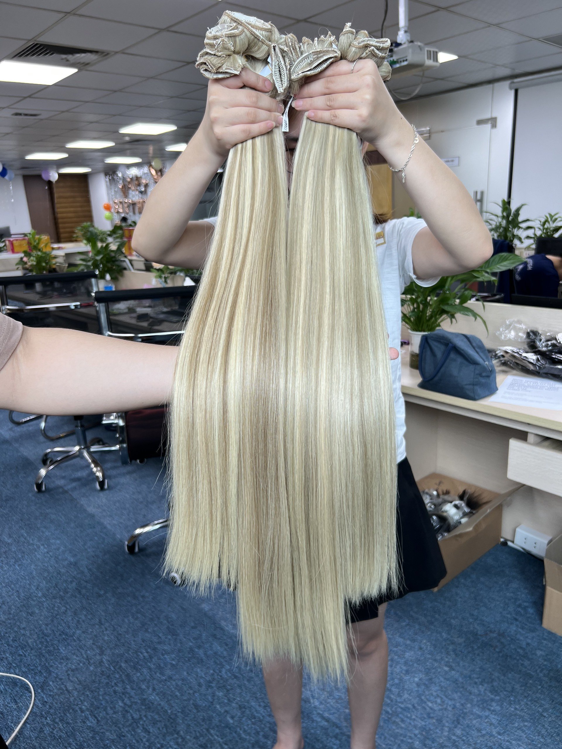 New Types Genius Weft All Colors Vietnamese Human Hair Soft Smooth Wholesale Beladyhair Vendor