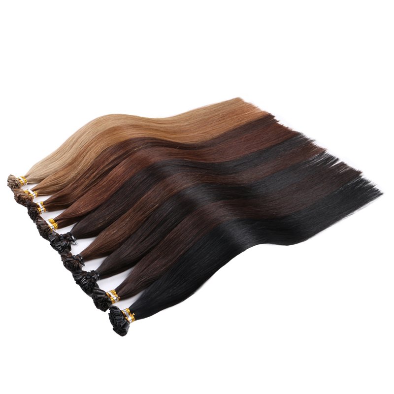 XUCHANG HARMONY 20" 22" 1gr Russian Ombre Pre Bonded Wax Hot Fusion Nail U Tip Keratin Human Hair Extensions