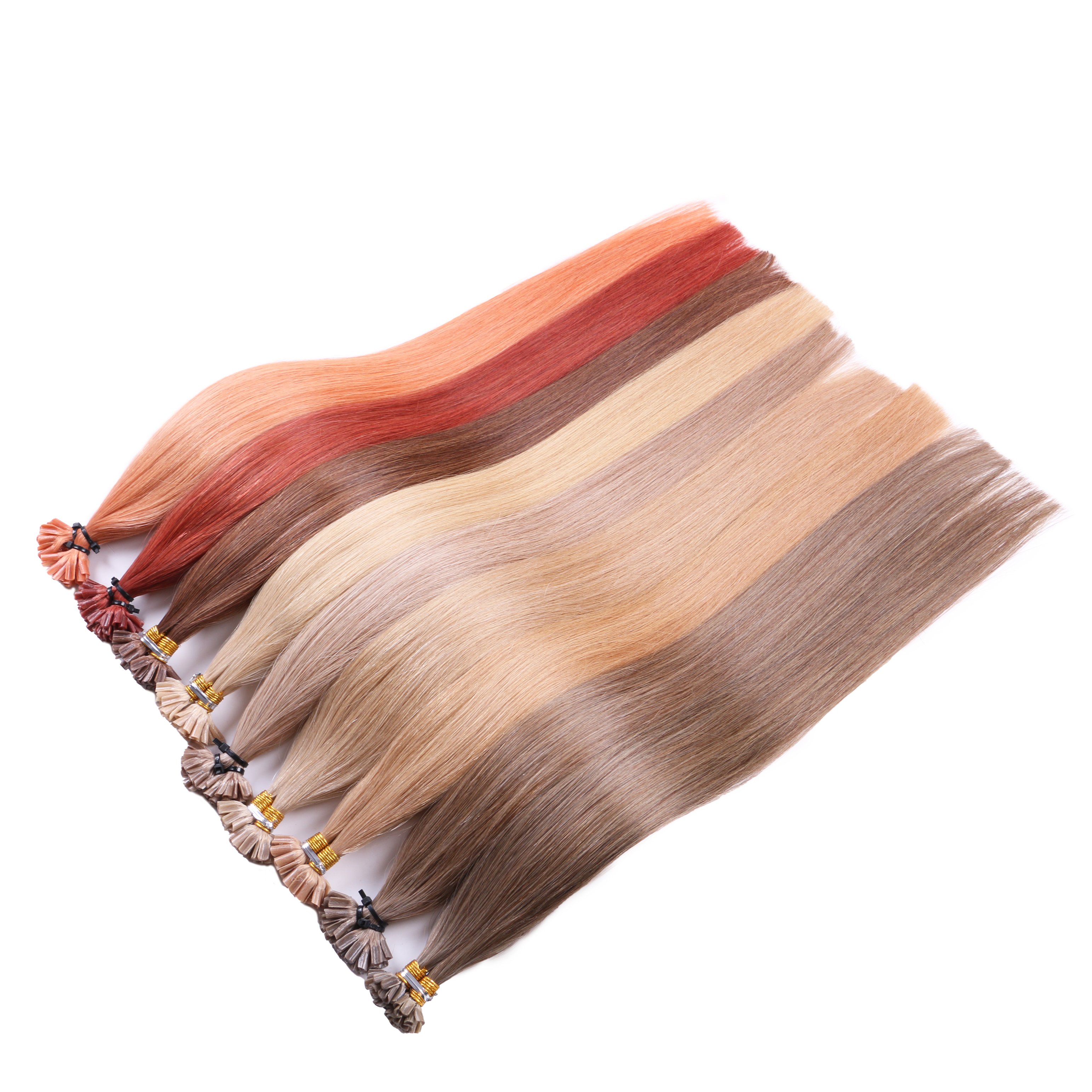 XUCHANG HARMONY 20" 22" 1gr Russian Ombre Pre Bonded Wax Hot Fusion Nail U Tip Keratin Human Hair Extensions