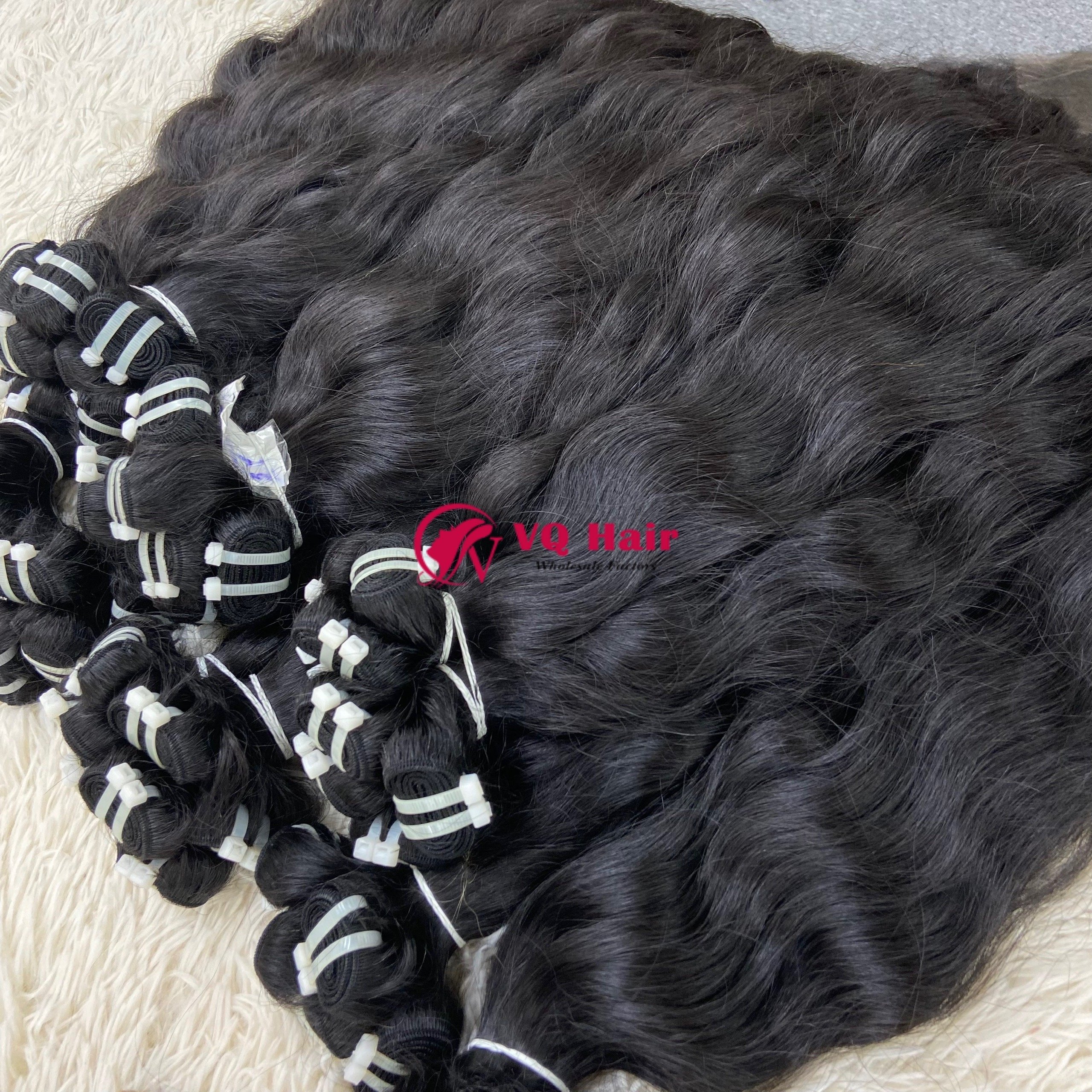 Hot selling 100% Virgin Raw Vietnamese Hair RAW Natural Wavy Human Hair Extensions Hair Vendors Vietnam High Quality