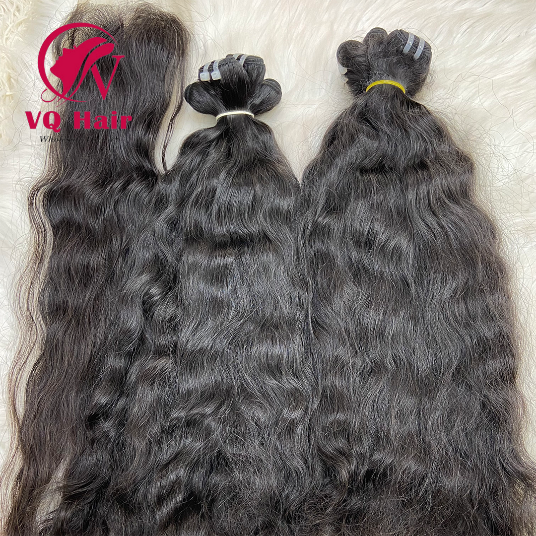 Hot selling 100% Virgin Raw Vietnamese Hair RAW Natural Wavy Human Hair Extensions Hair Vendors Vietnam High Quality