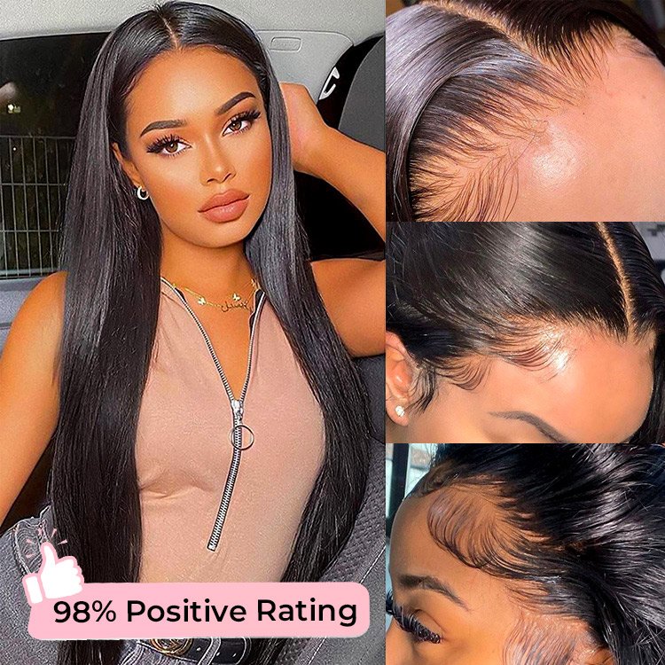 Frontal Glueless Full Hd Lace Wig,Cuticle Aligned Virgin Raw Indian Hair Wig,Unprocessed 100% 360 Full Lace Human Hair Wig