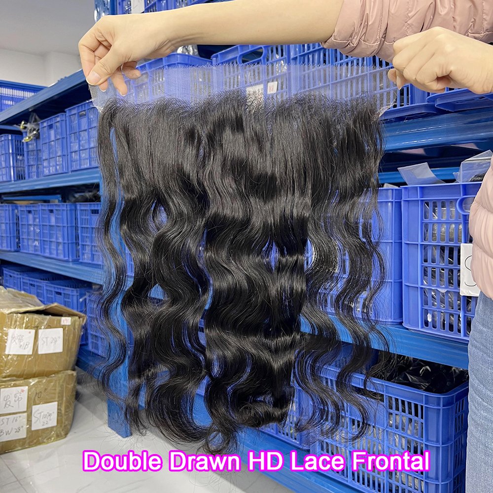 Lace Frontal 100% Human Hair Remy Pre Plucked Cabelos Humano Original Natural 13x4 HD Lace Frontal