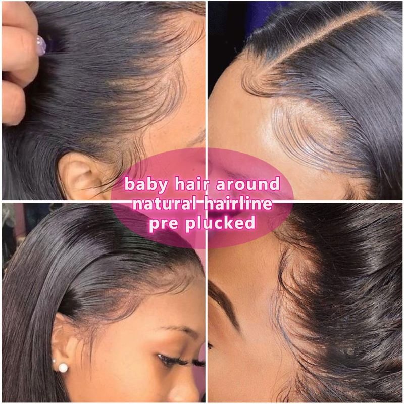 Cheap Short Bob Transparent Hd Lace Human Hair Wig 8-14inch Mink Brazilian Hair Wig 4x4 Closure Short Bob Wigs For Black Women