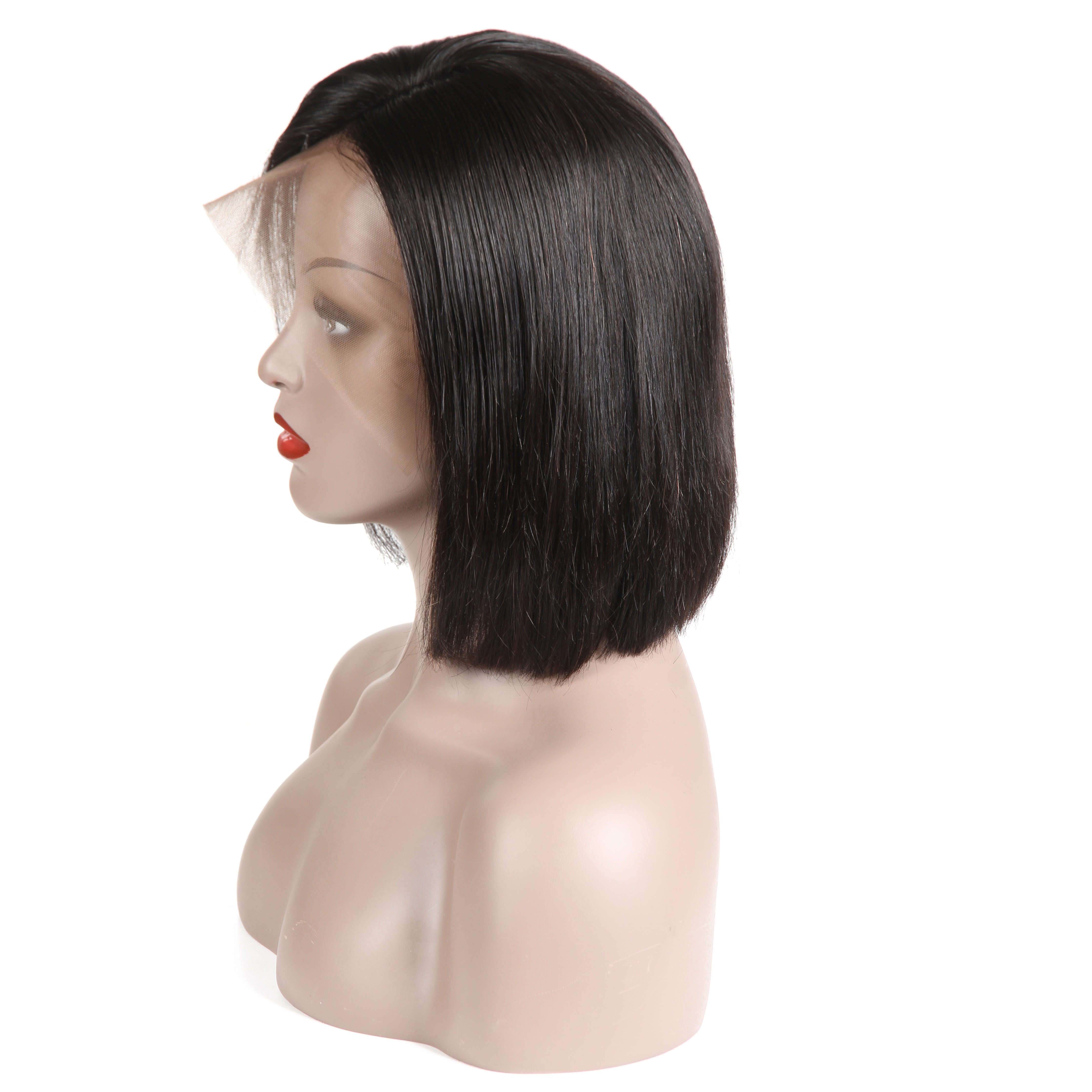 Cheap Bob Human Hair Wigs Lace Closure Front Wholesale Brazilian Virgin Hair Lace Front Wig for Women Big Discount
