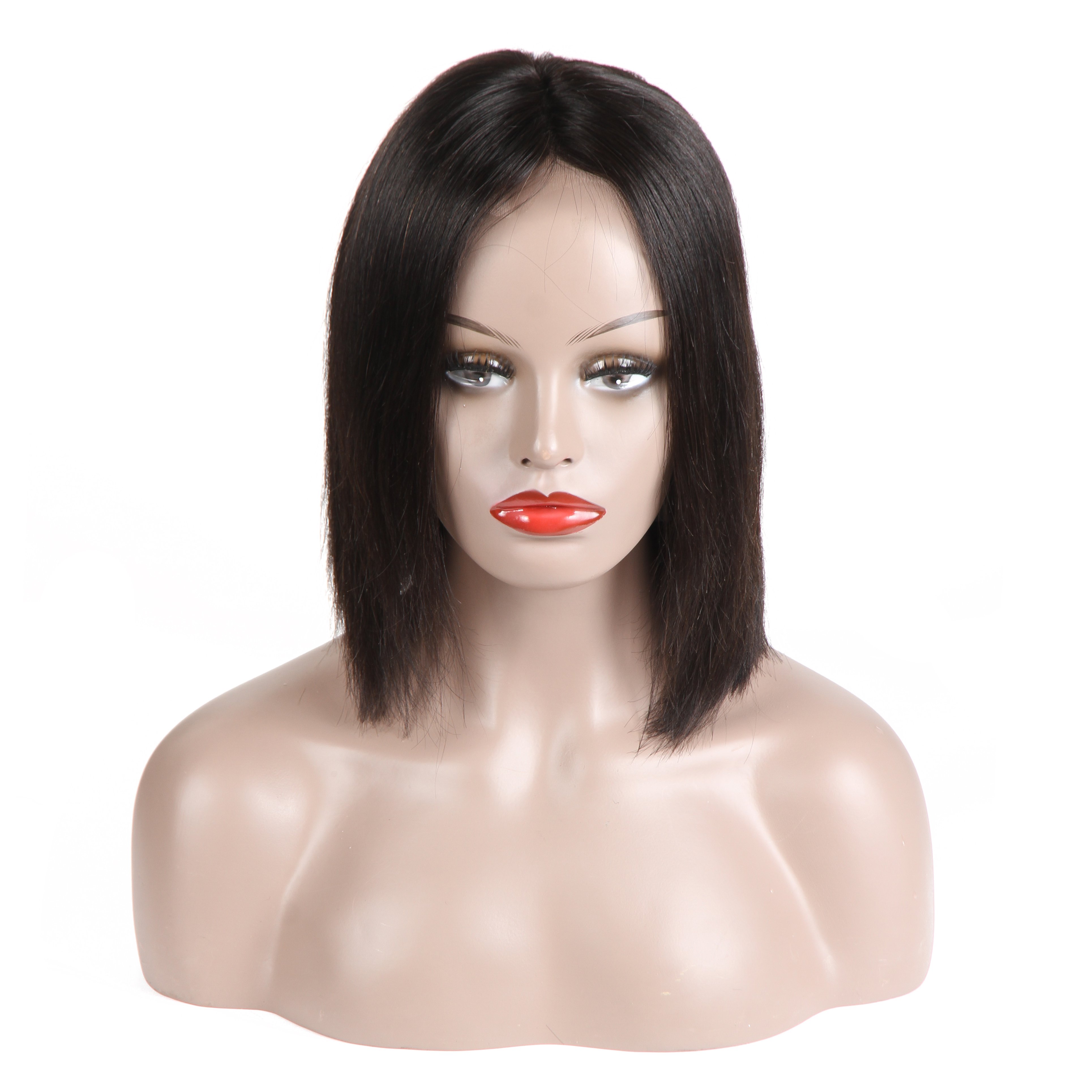 Cheap Bob Human Hair Wigs Lace Closure Front Wholesale Brazilian Virgin Hair Lace Front Wig for Women Big Discount