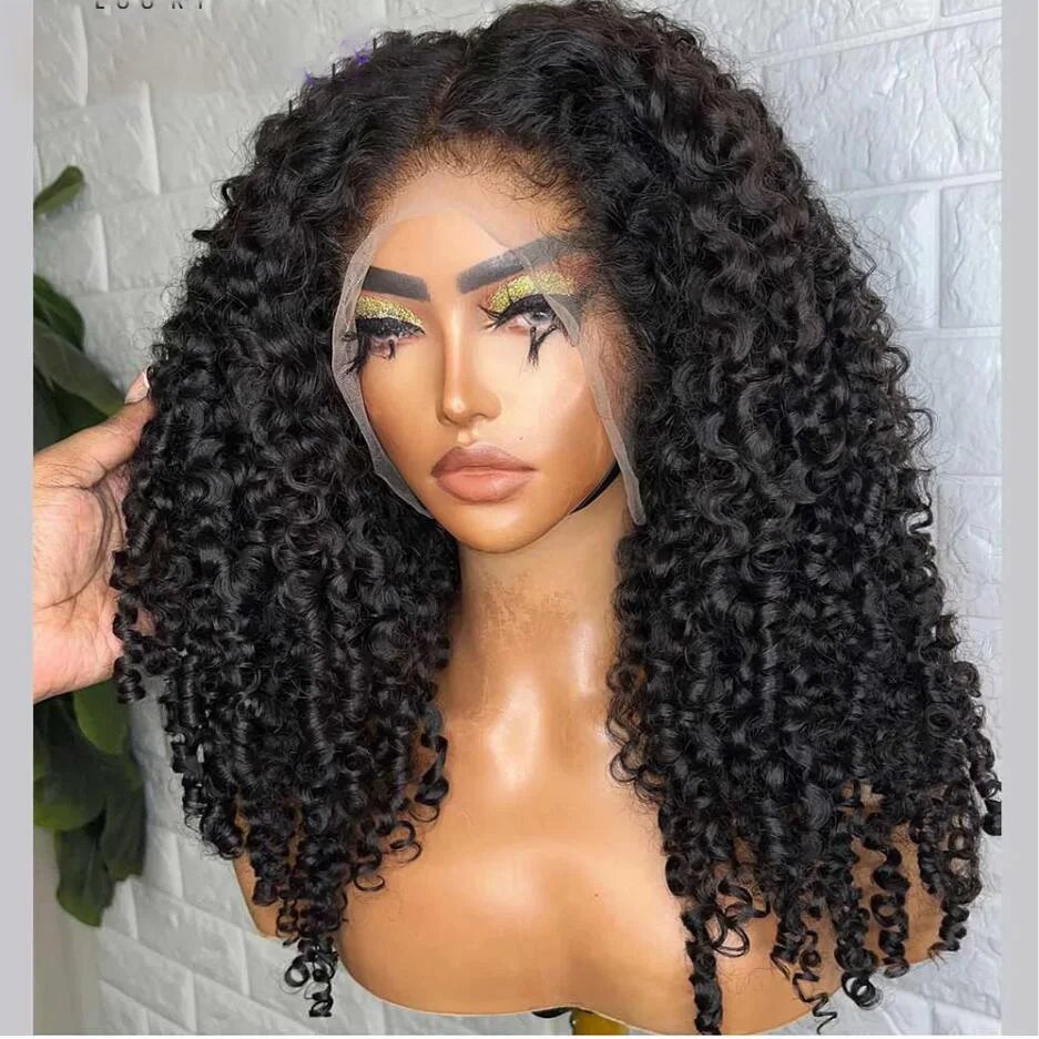 12A Super Double Drawn 13*4 Lace Front Wigs Water Curly wave HD Lace Front Human Hair Wig
