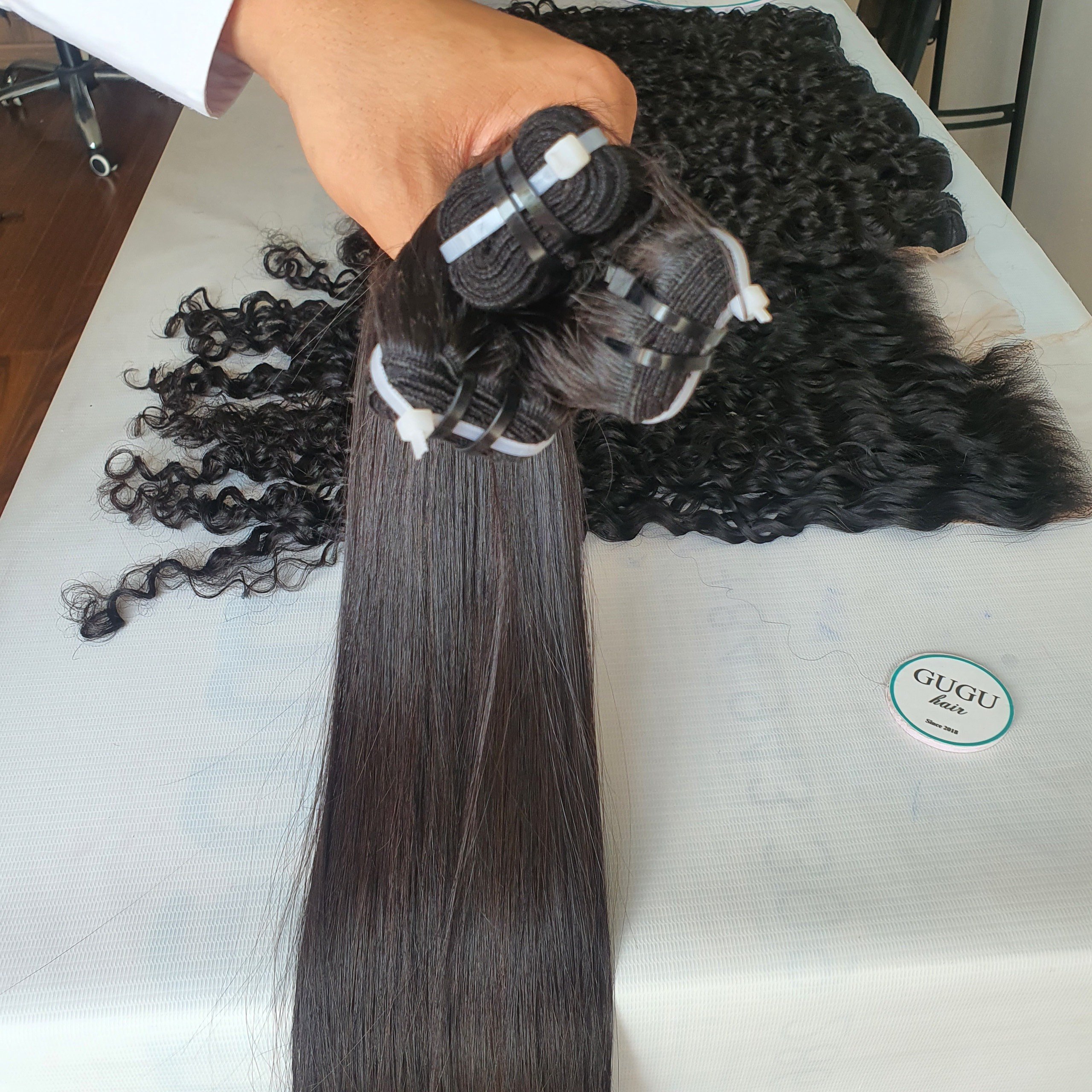 hot selling products 2024 vietnamese raw hair bone straight super double drawn raw hair with 4x4 5x5 6x6 hd lace closure